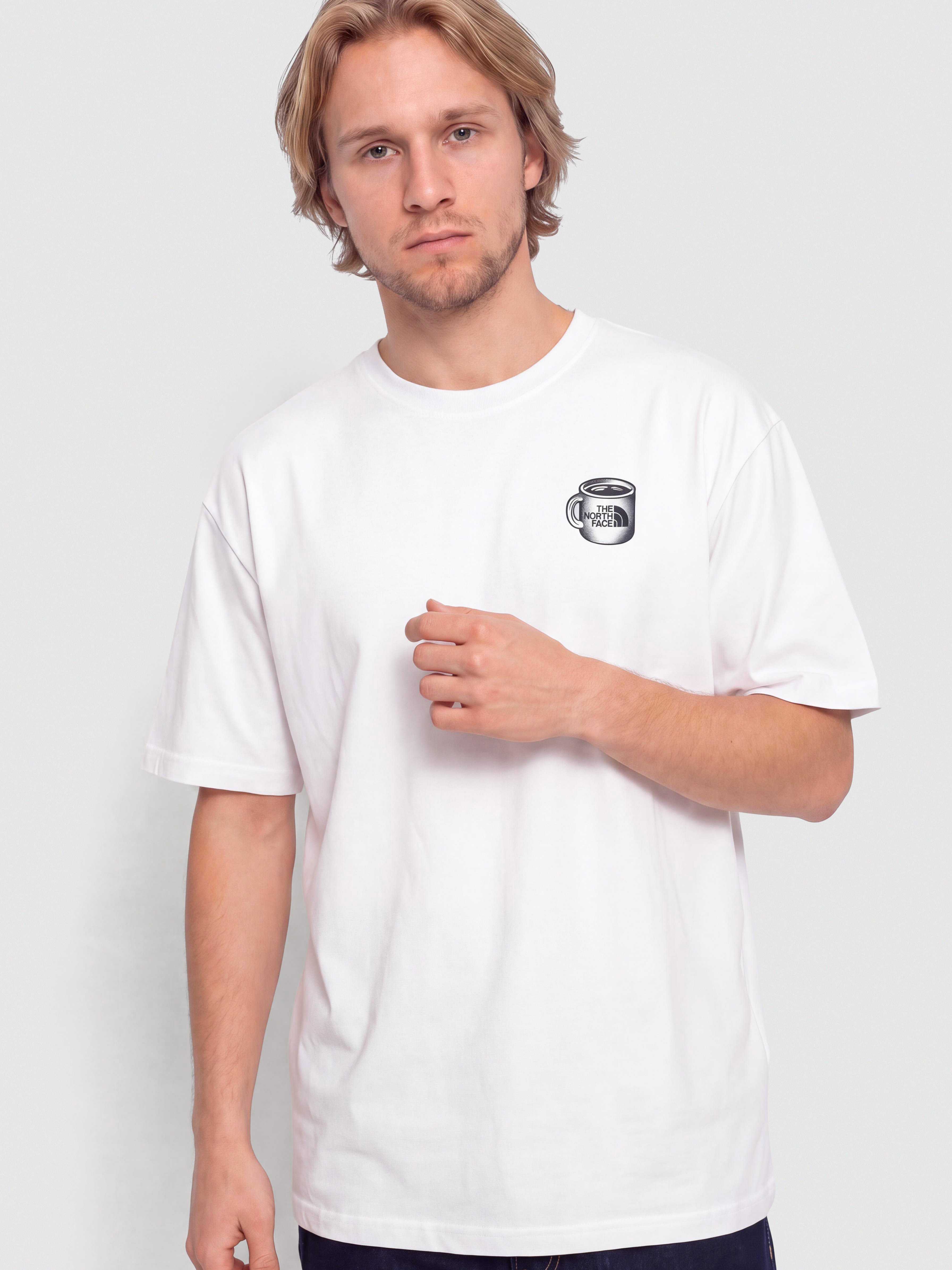 The North Face Basecamp Barista Relaxed T-Shirt (tnf white/summit navy)