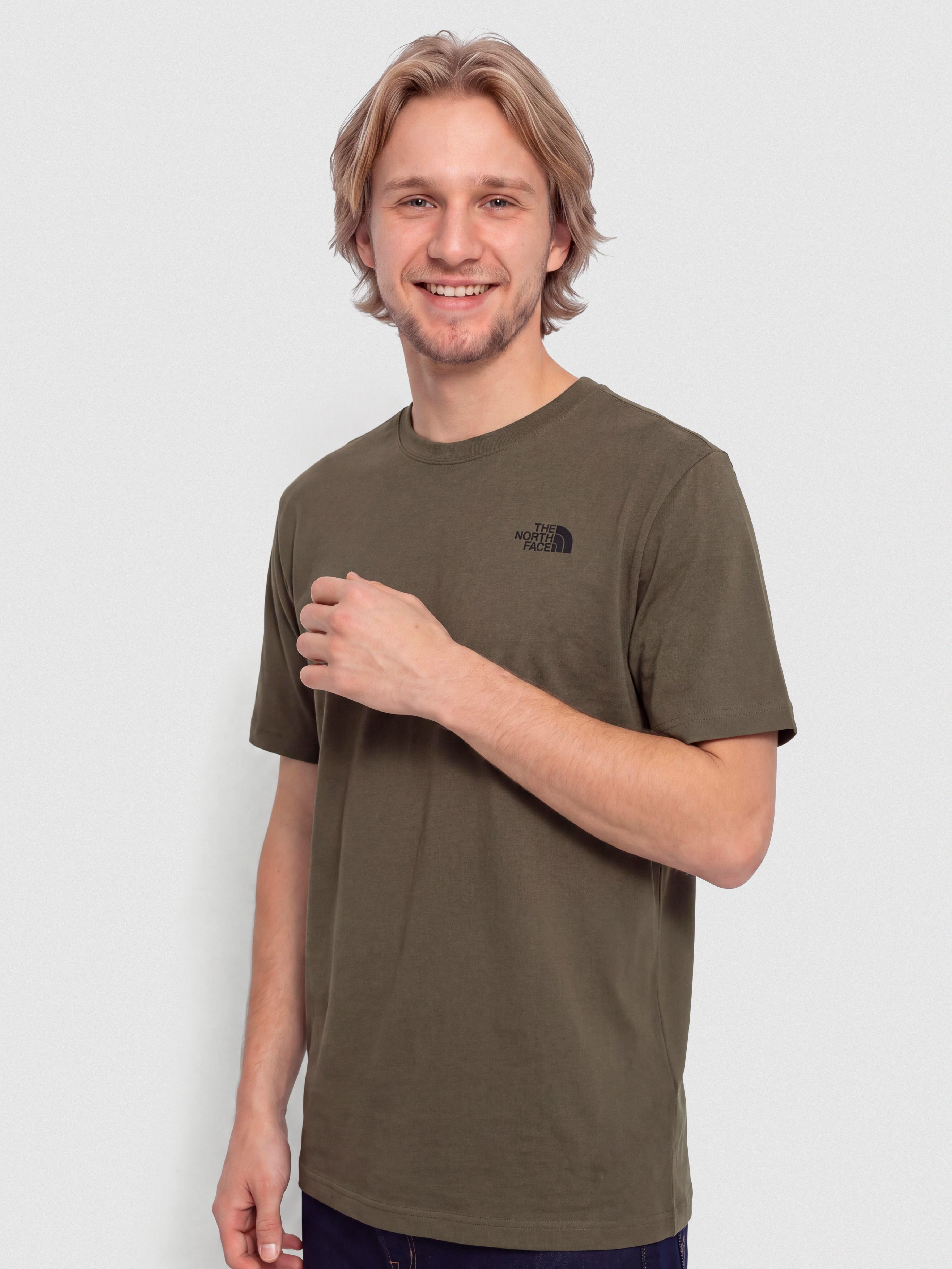 The North Face T-Shirt Yosemite Oak Box Nse Regular (new taupe green)