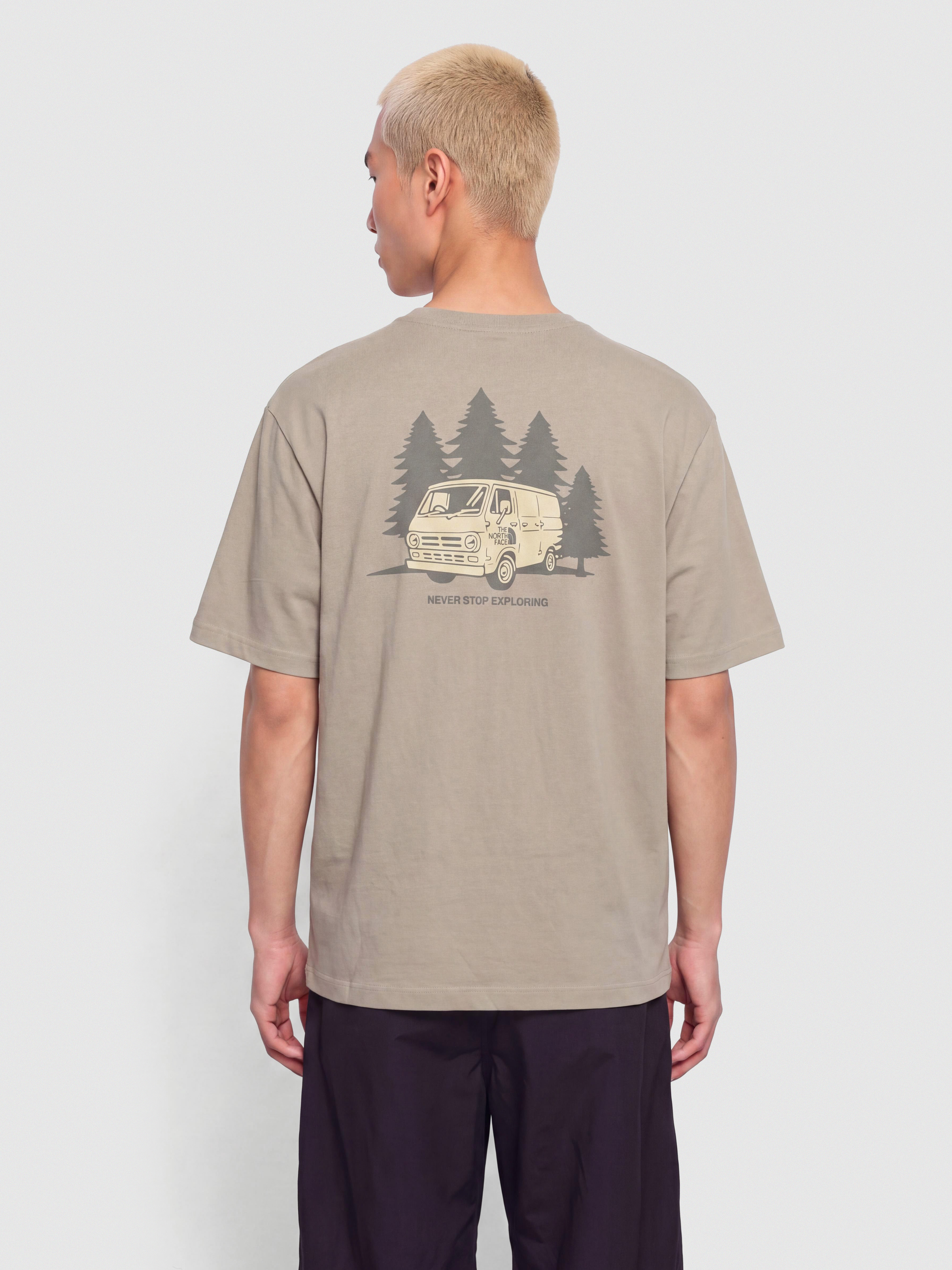 The North Face Van Life Relaxed T-Shirt (stone slab)
