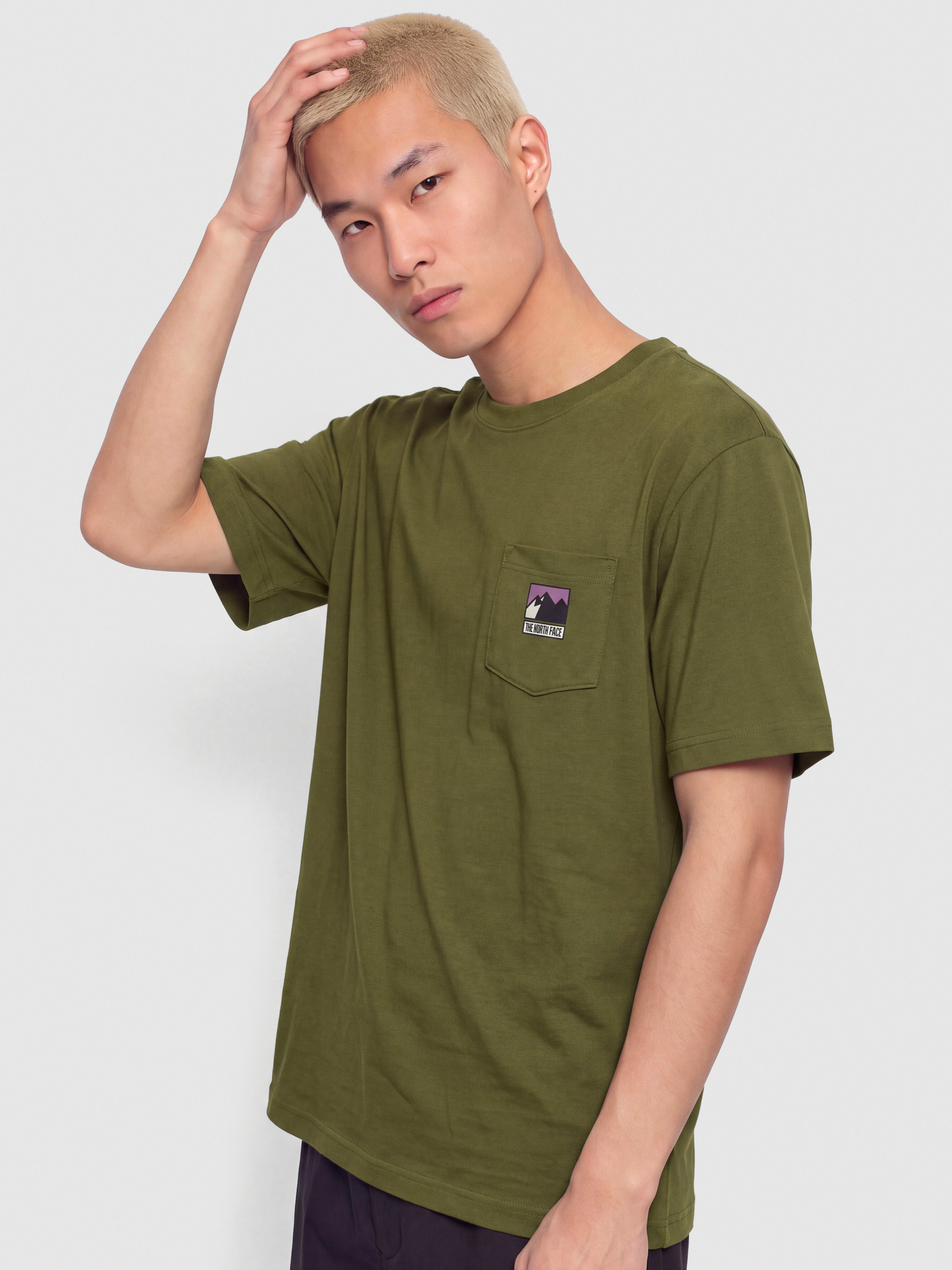 The North Face Mountain Logo Relaxed T-Shirt (woodland green)