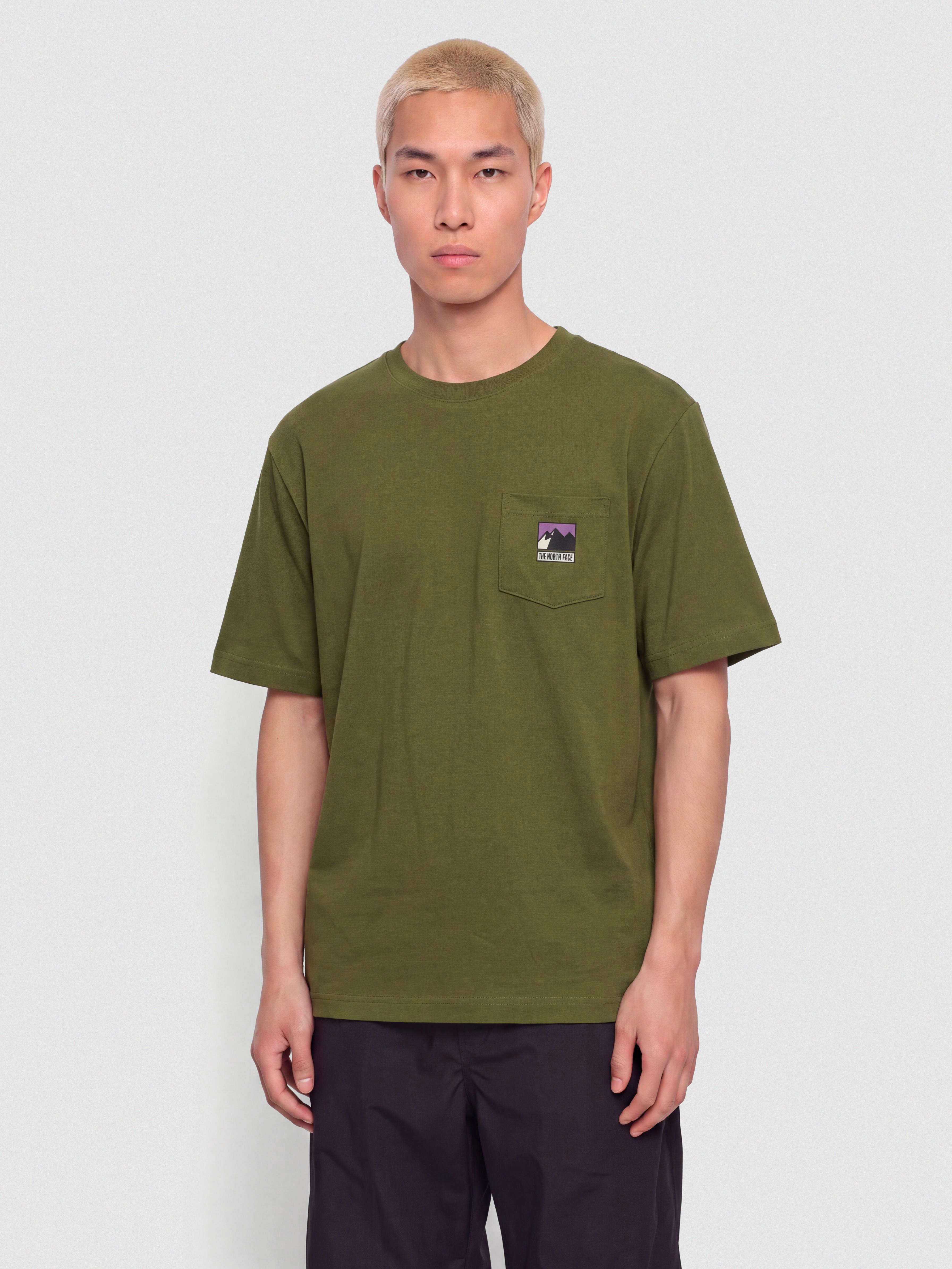 The North Face Mountain Logo Relaxed T-Shirt (woodland green)