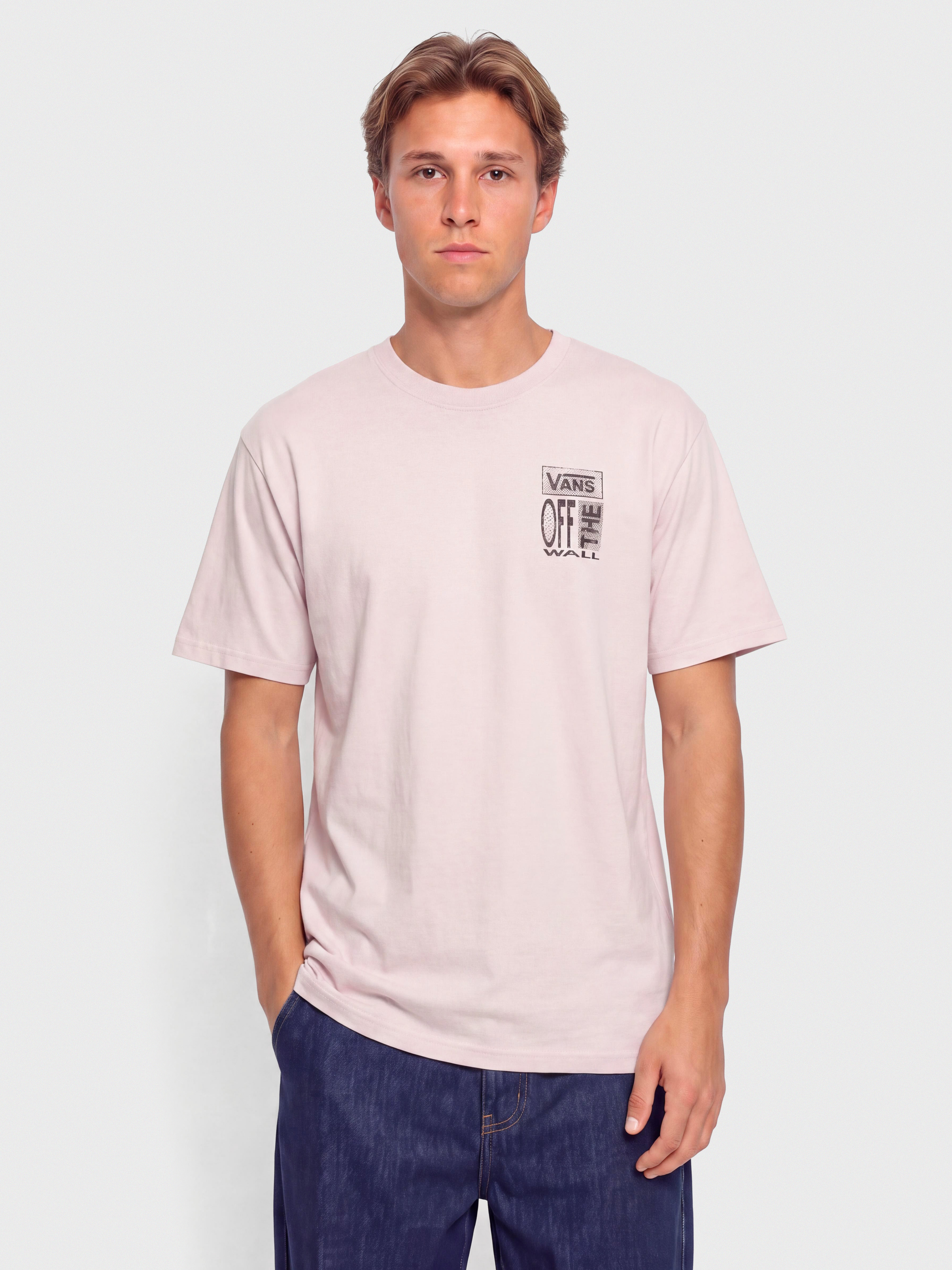 Vans Cut And Paste T-Shirt (pale petal)