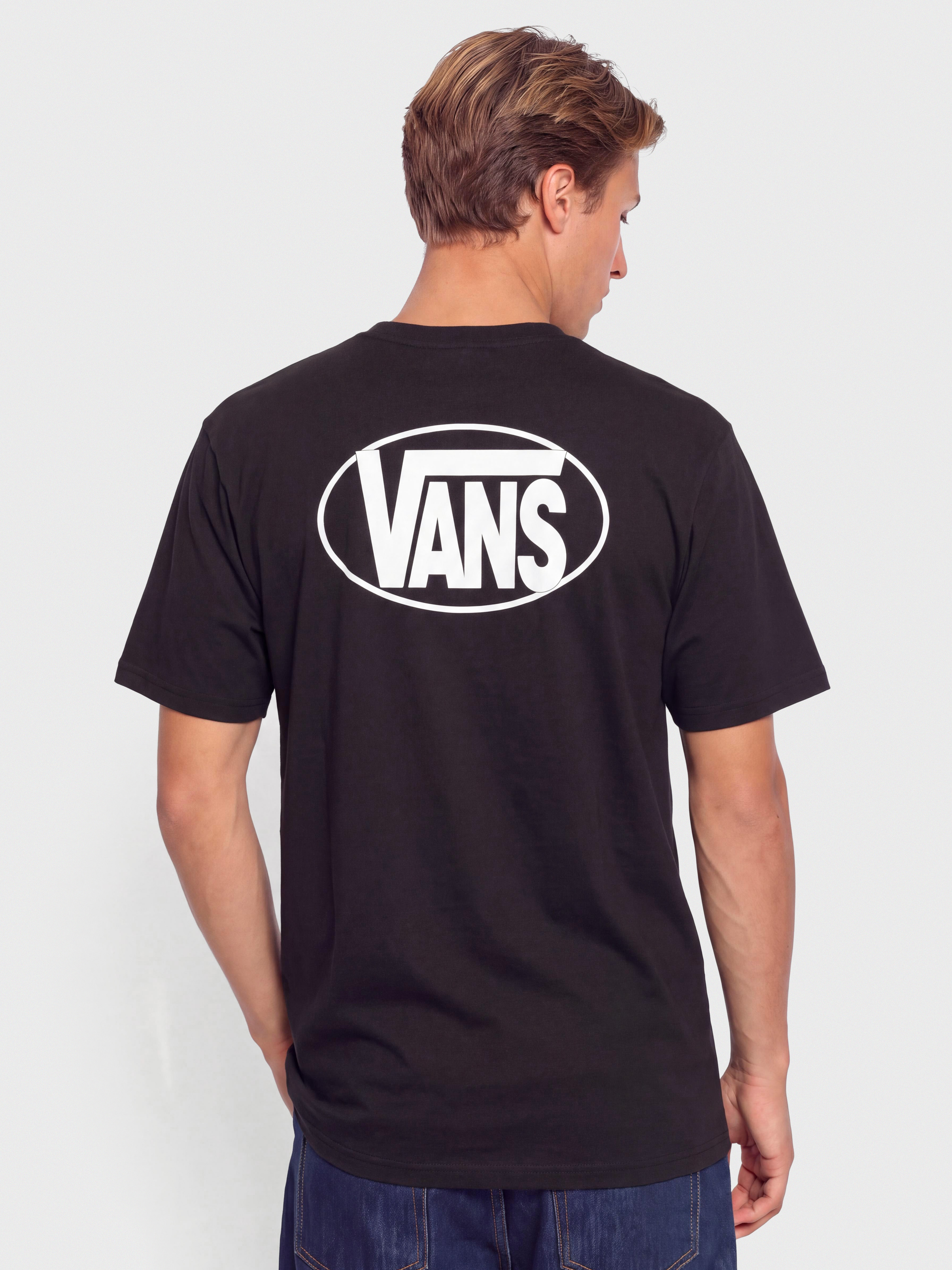 Vans Oval Logo Loose T-Shirt (black)