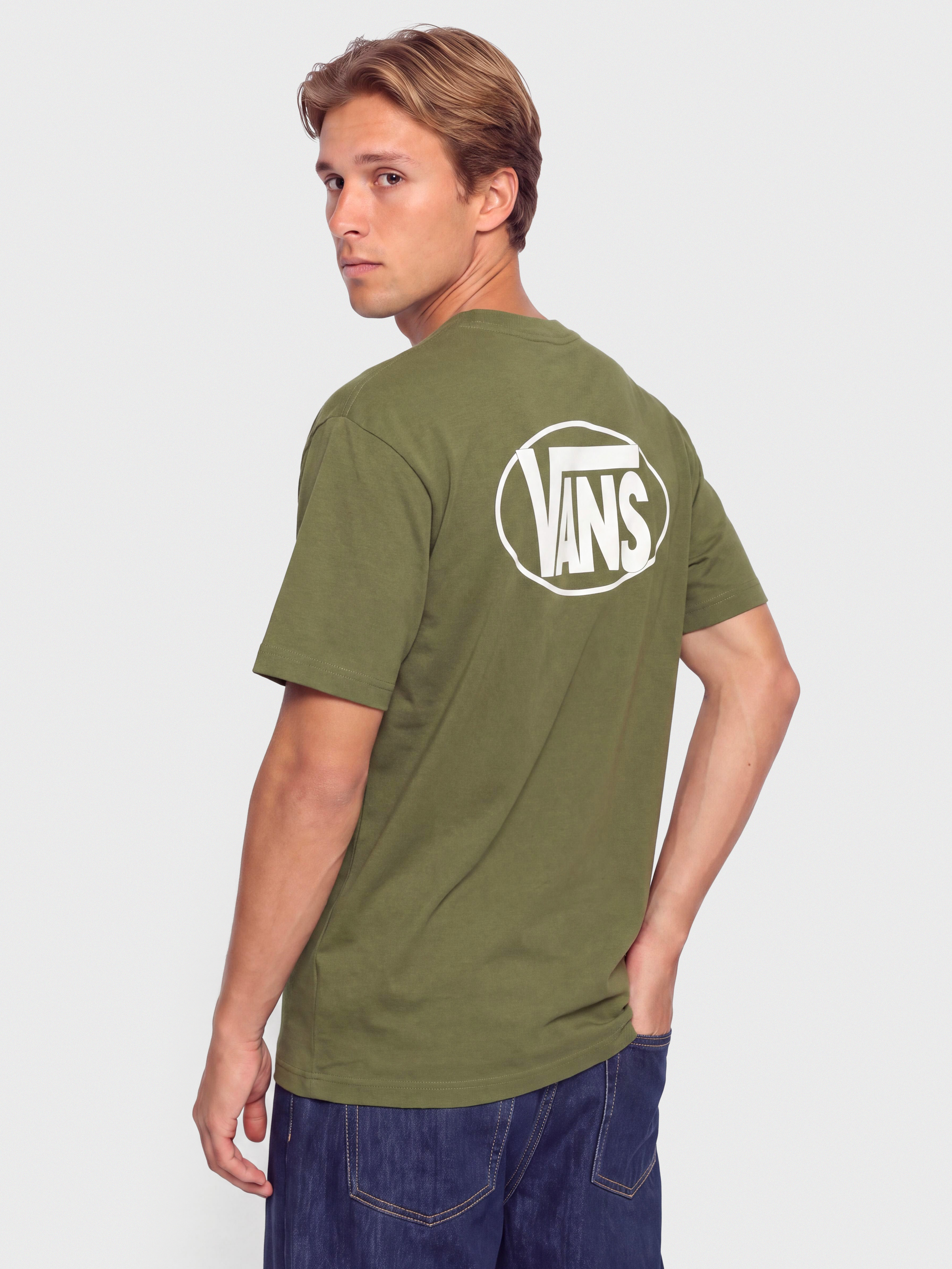 Vans Oval Logo Loose T-Shirt (green balsam)