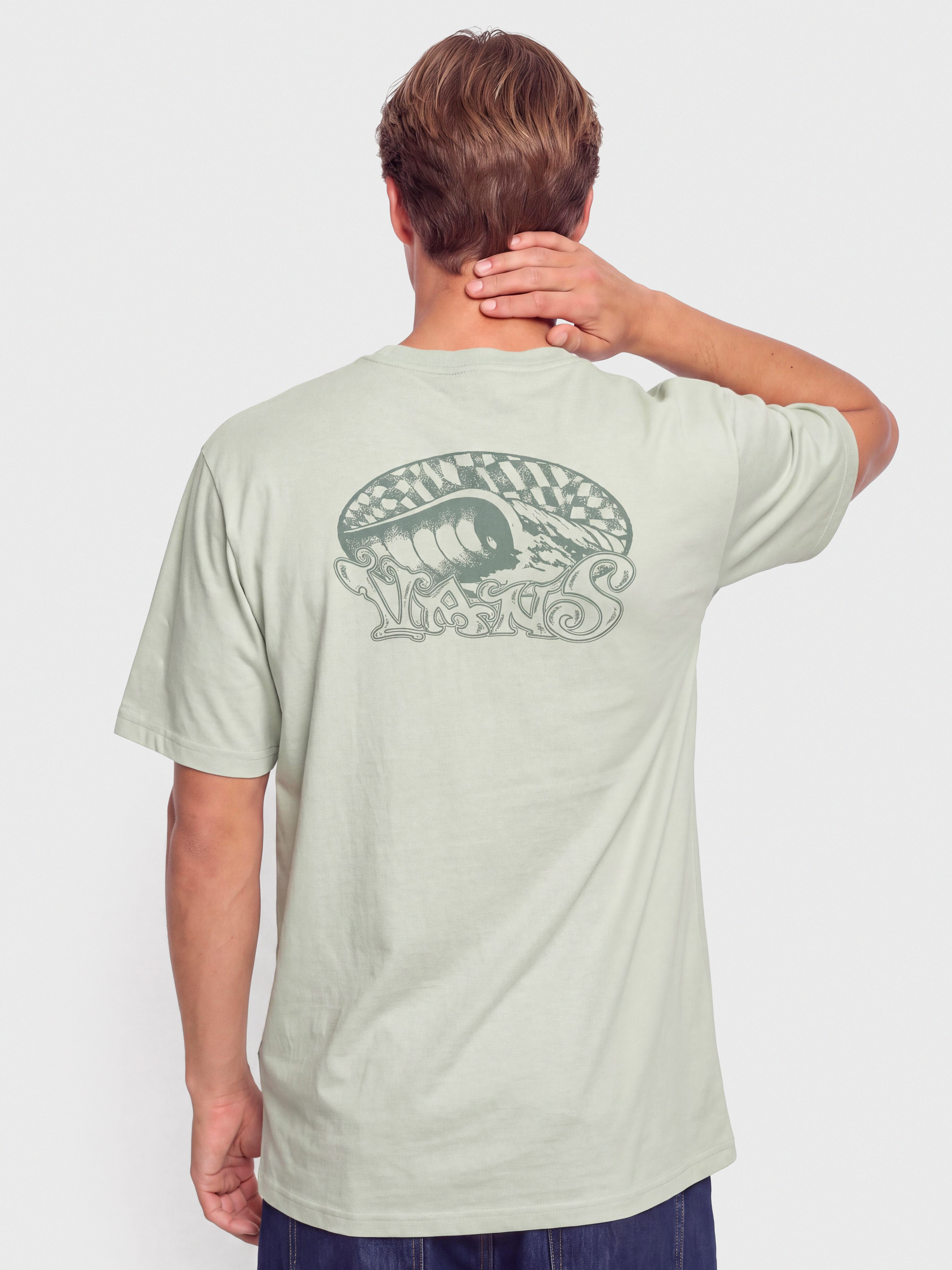 Vans Check Overhead T-Shirt (dusty mint)