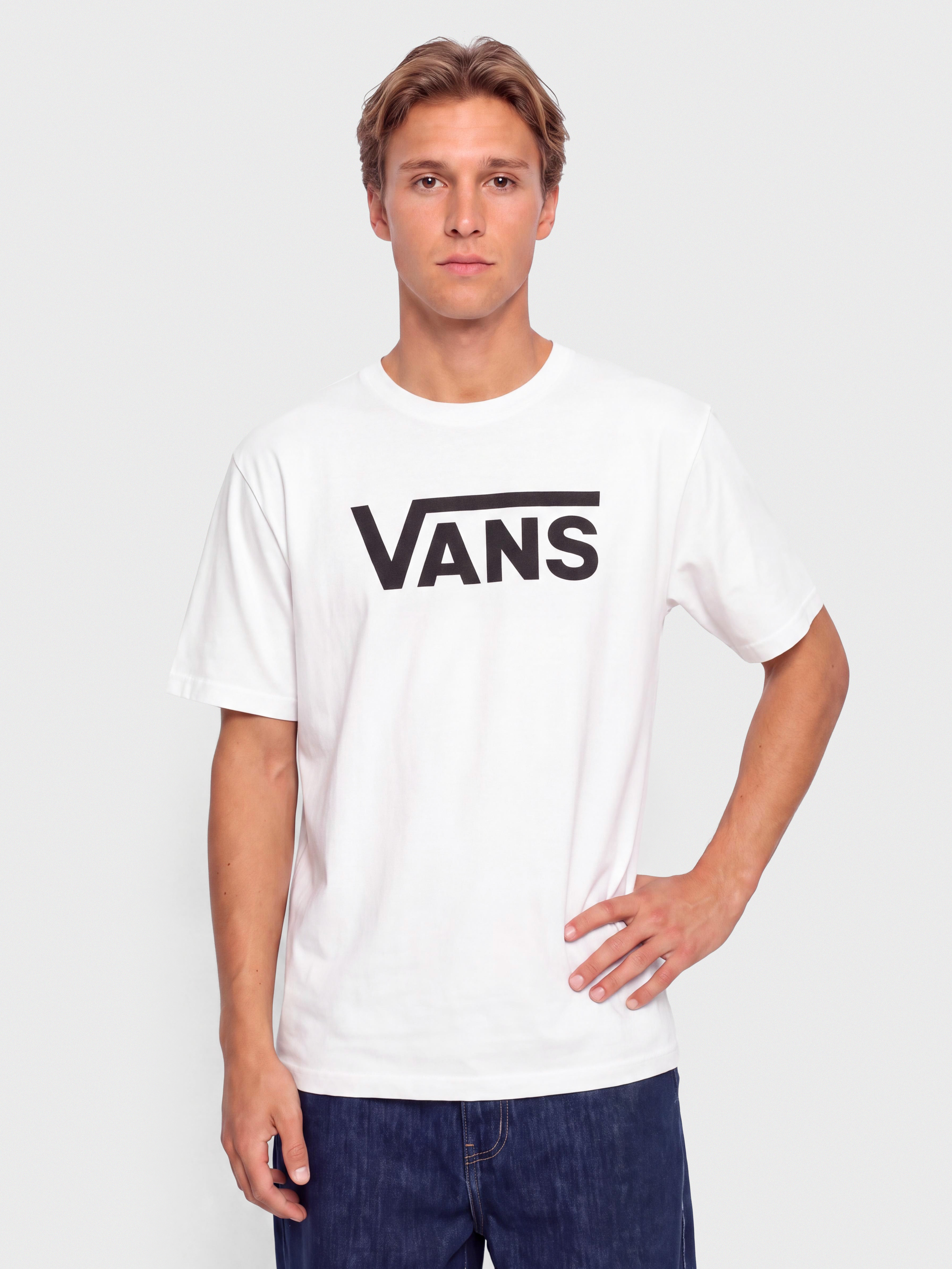 Vans Classic Drop V T-shirt (white/black)