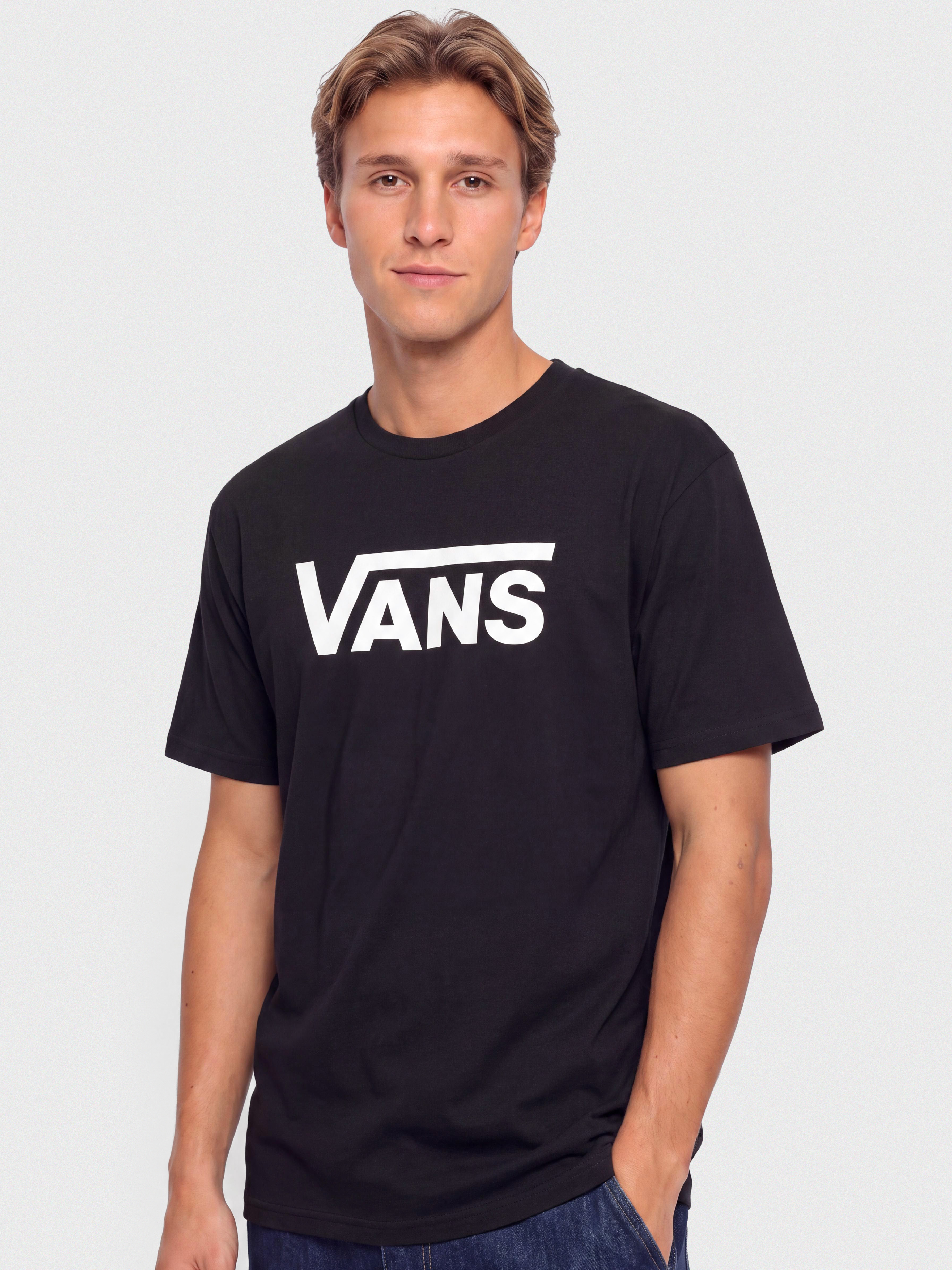 Vans Classic Drop V T-Shirt (black/white)