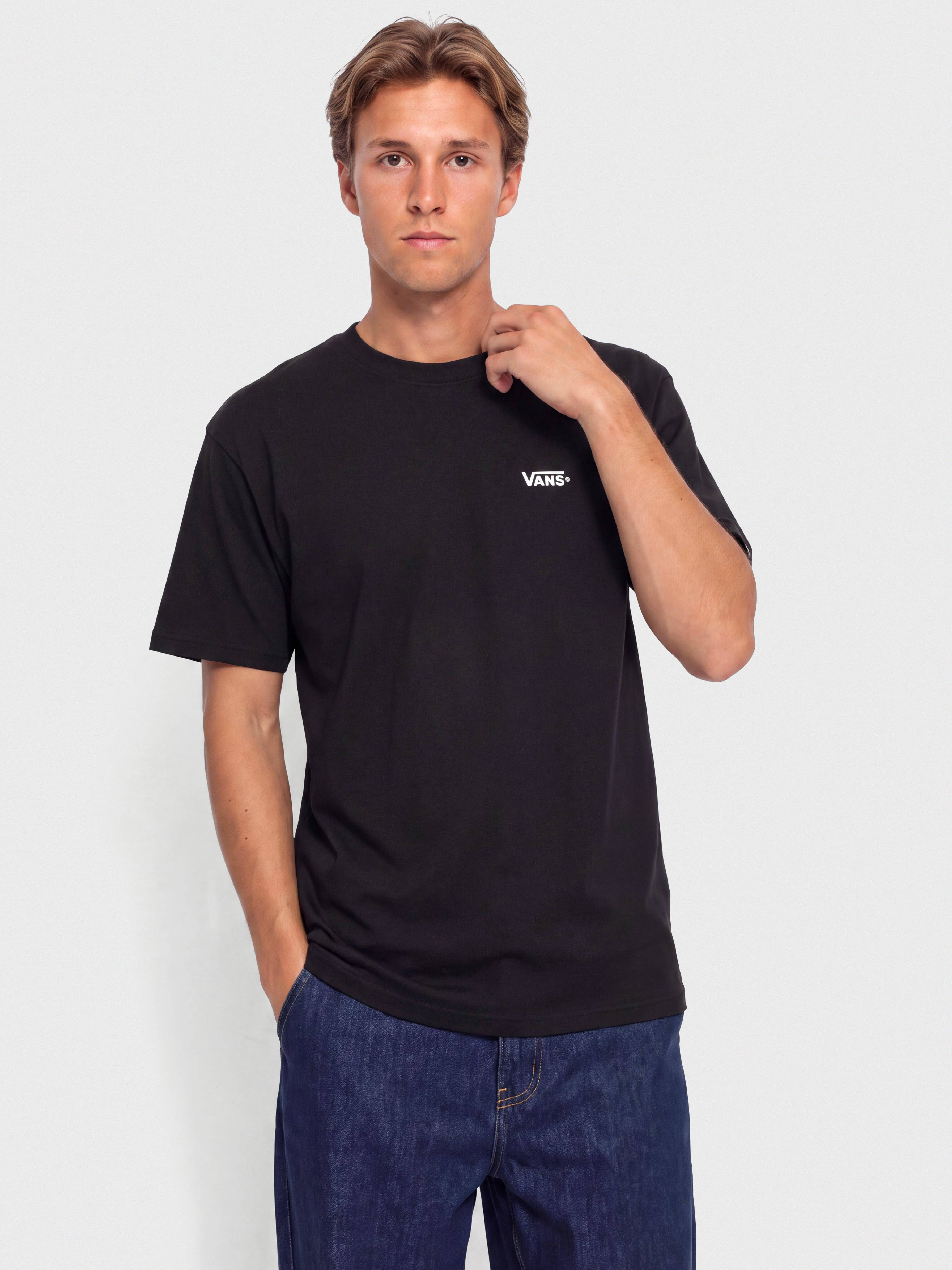 Vans T-Shirt New Left Chest (black/white)