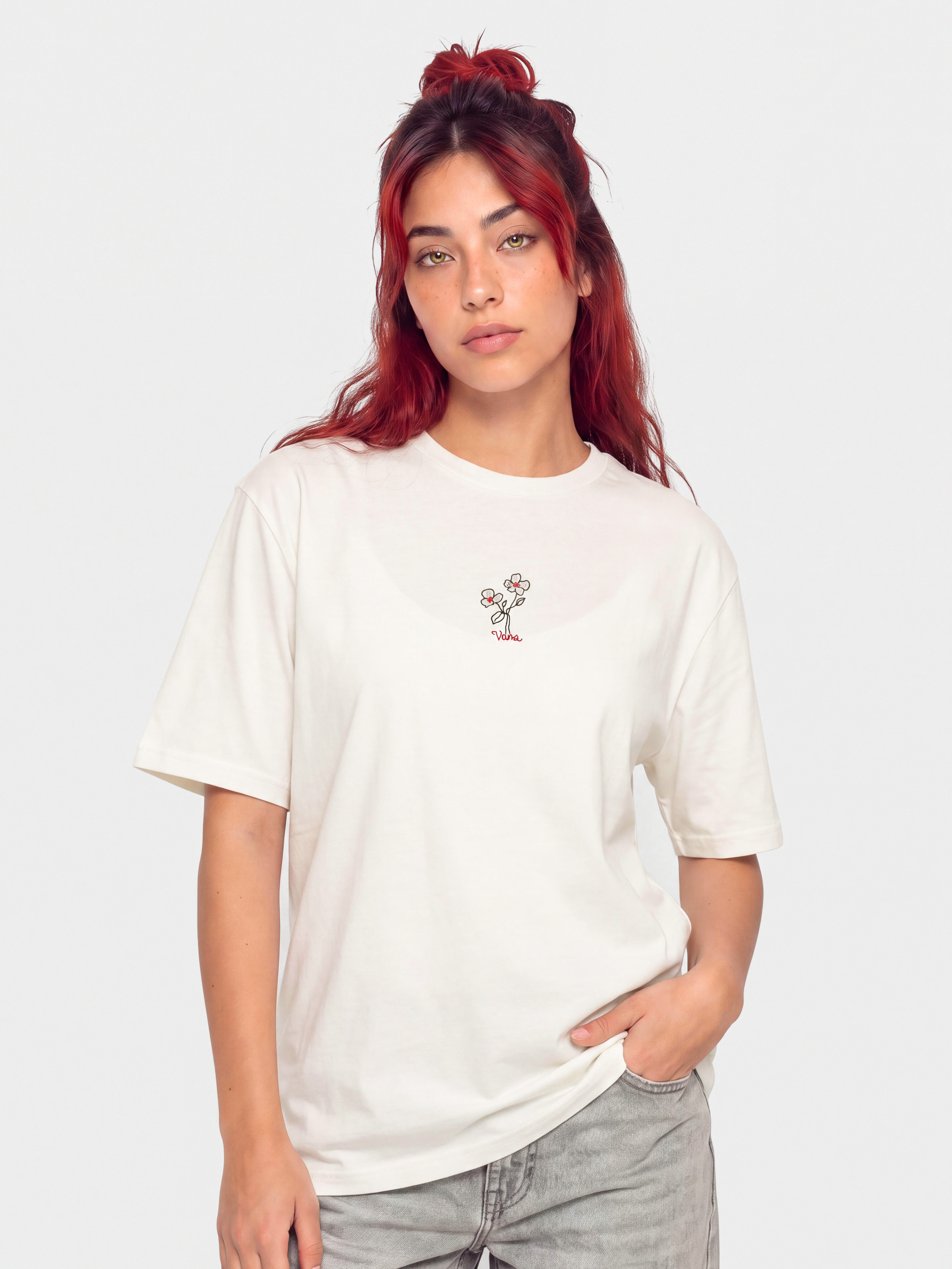 Vans Hand Drawn Floral Wmn T-Shirt (marshmallow)