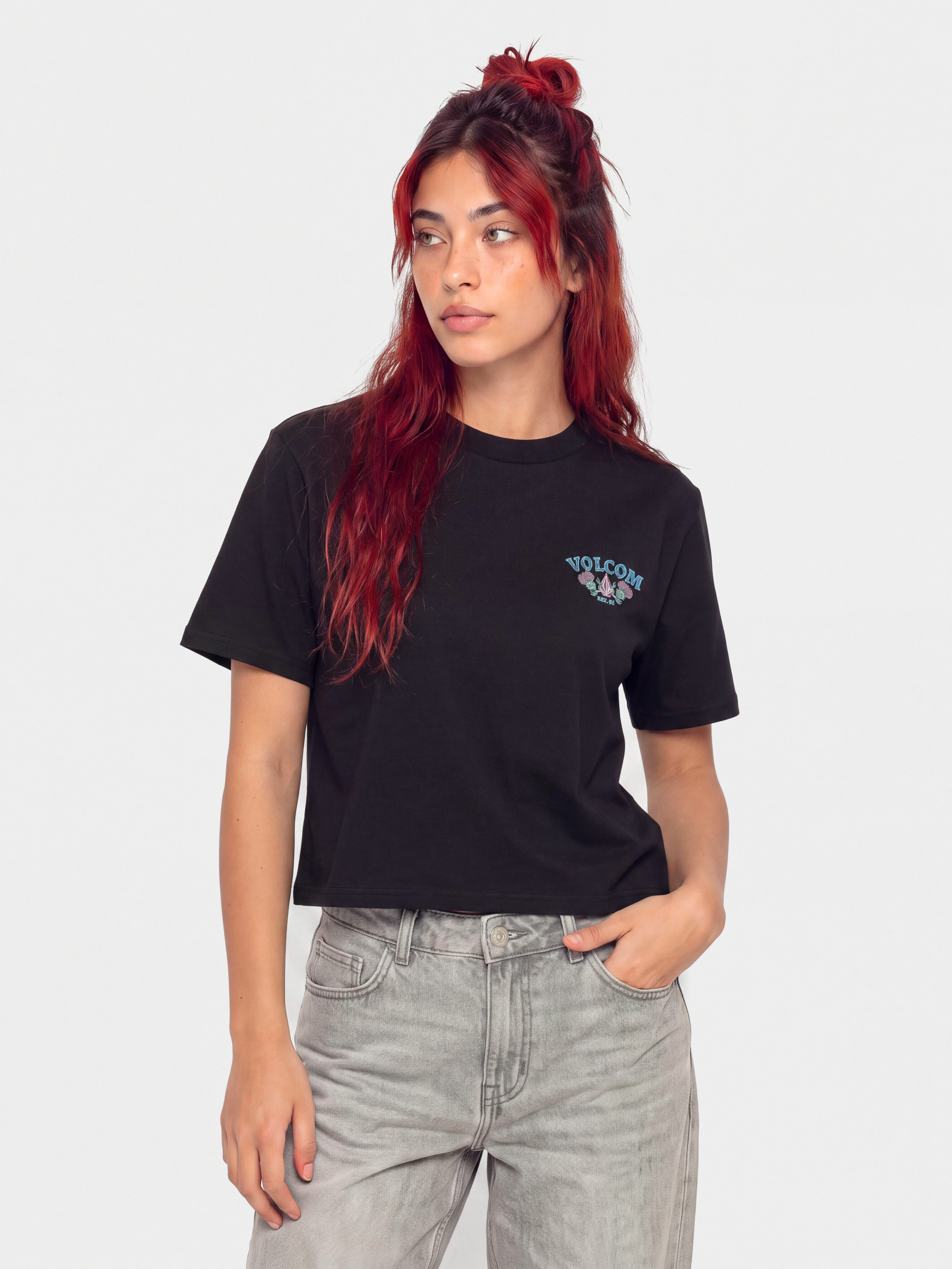 Volcom Dial Crop Wmn T-Shirt (black)