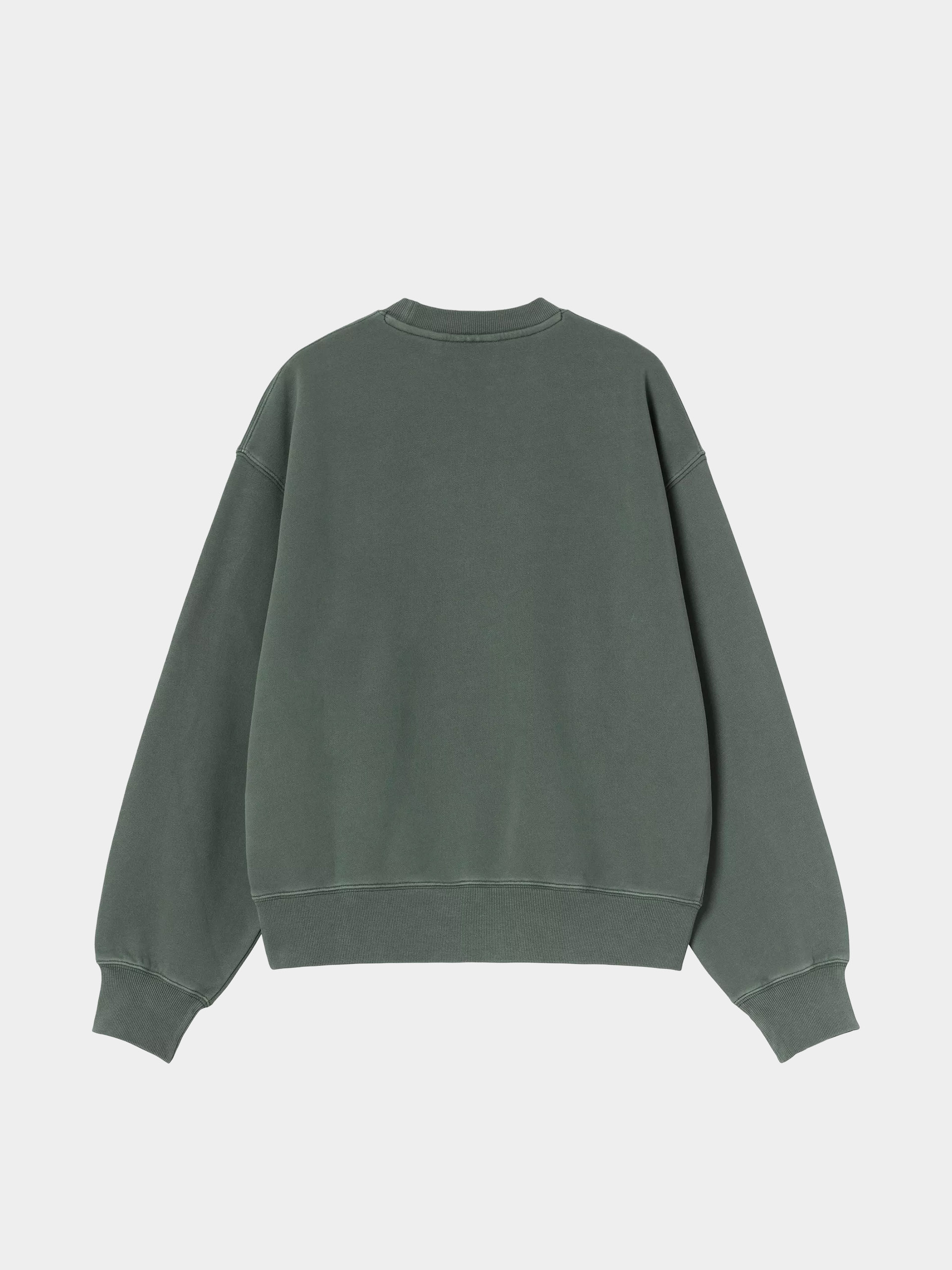 Carhartt WIP Sweatshirt Nelson Wmn (dark scarab/garment dyed)