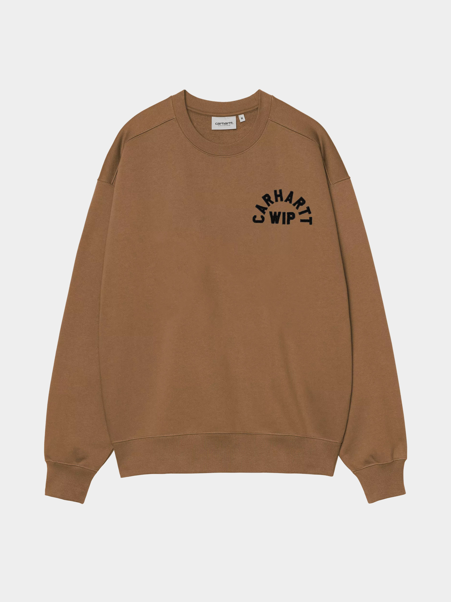 Carhartt WIP Sweatshirt Arch Script (wip h brown/black/stone washed)