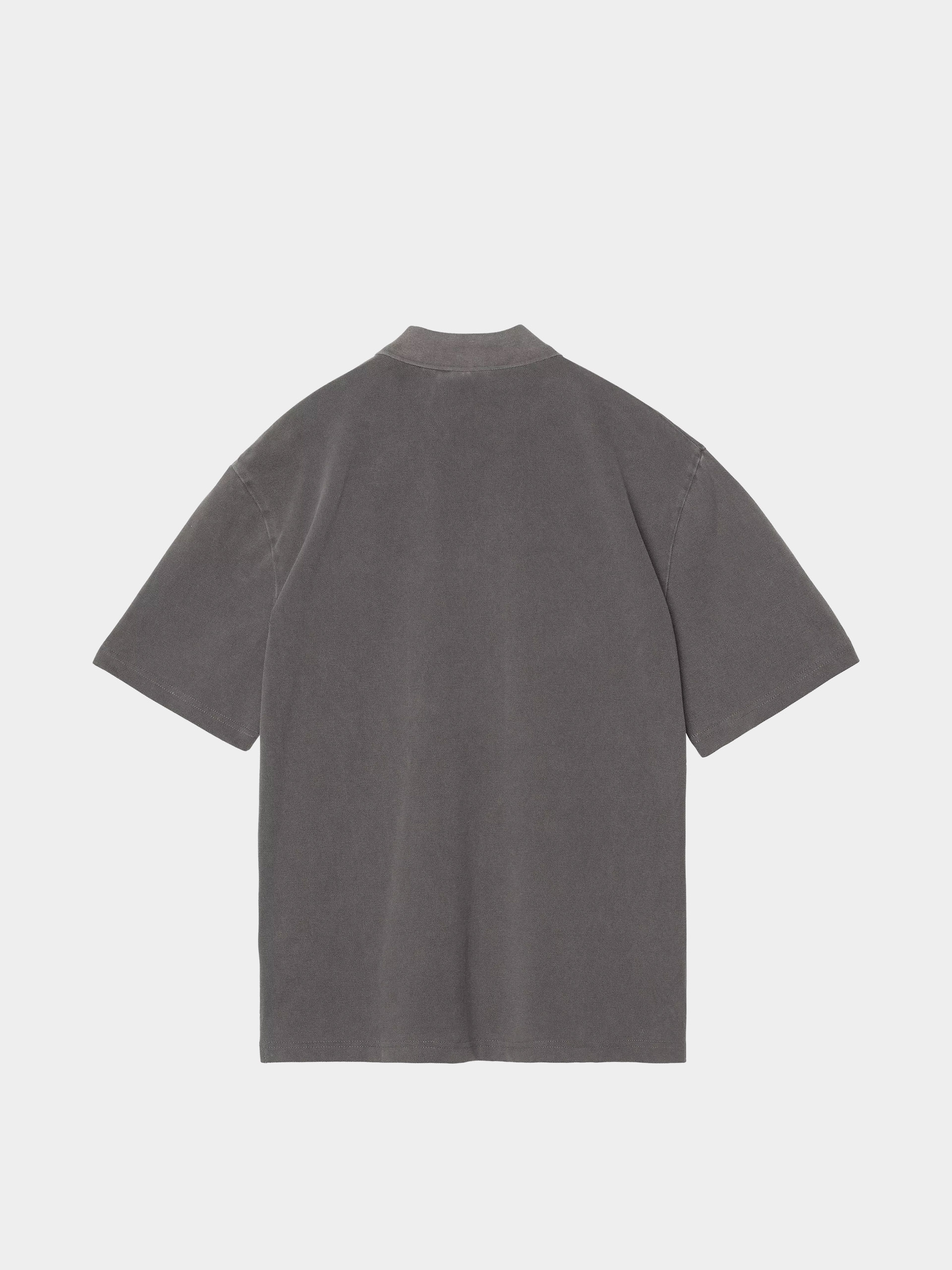 Carhartt WIP T-Shirt Wayne Polo (black/garment dyed)