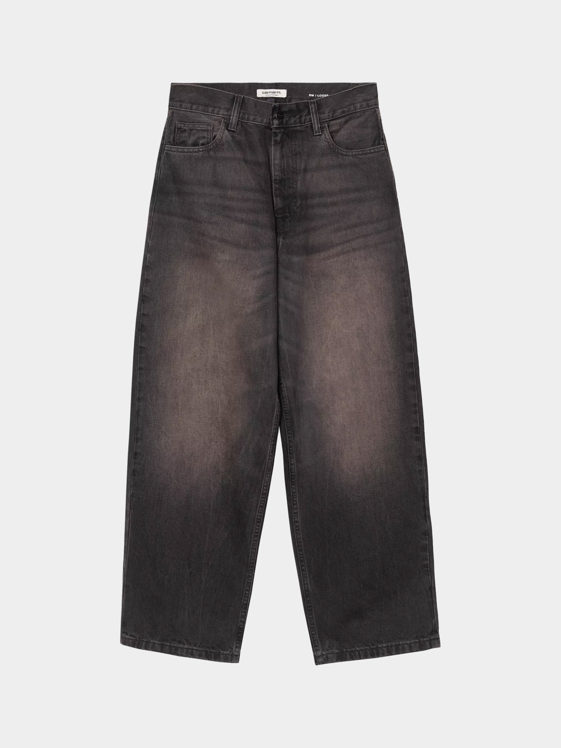Carhartt WIP Pants Brandon Wmn (black/tobacco used wash)