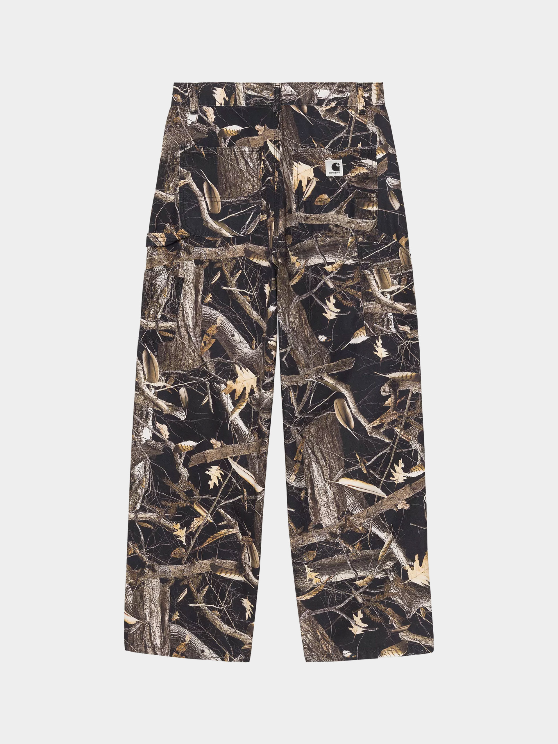 Carhartt WIP Pants Brandon Single Knee Wmn (camo feather tree black/heavy stone wash)