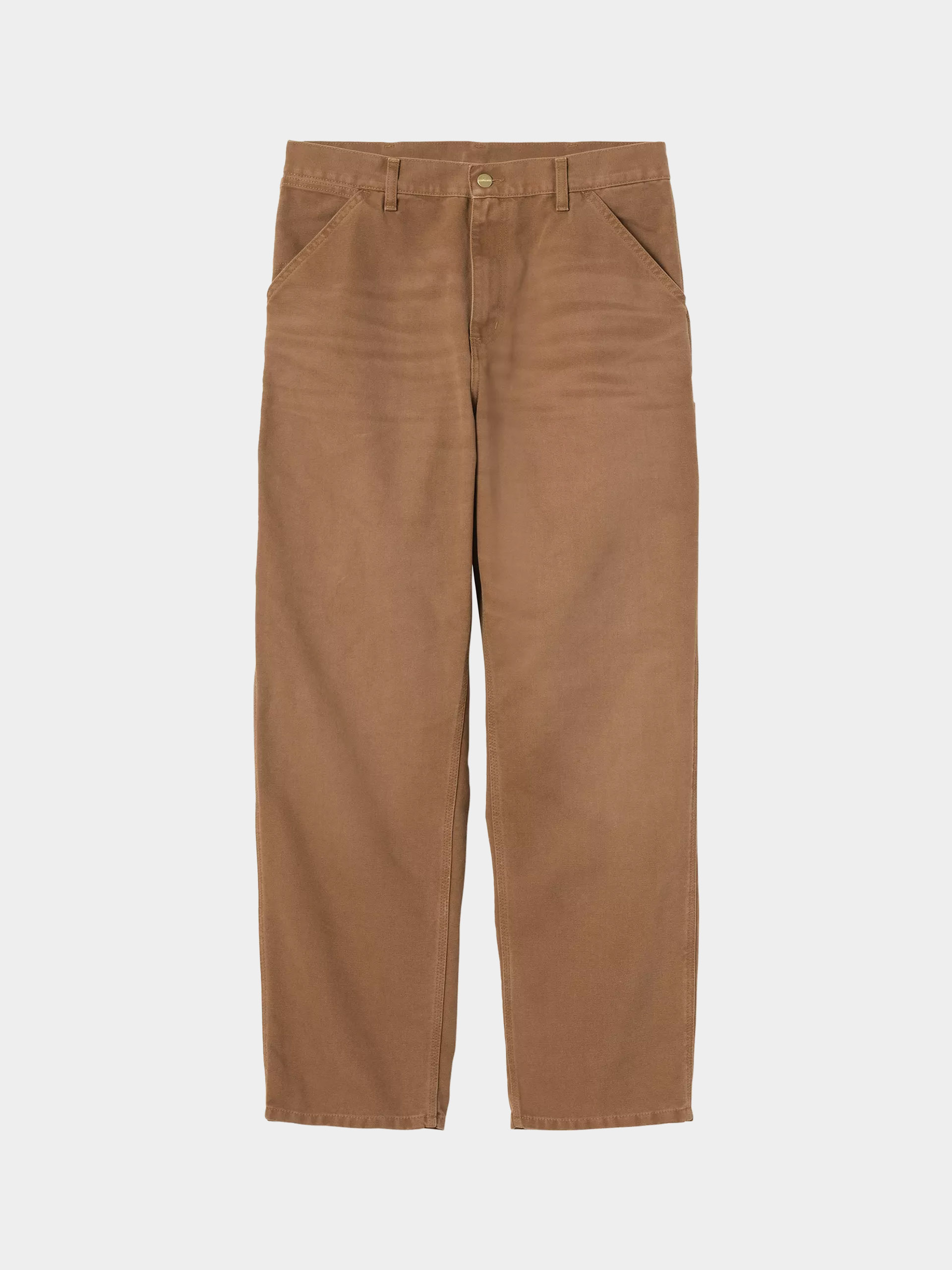 Carhartt WIP Pants Single Knee (wip h brown/stone canvas)
