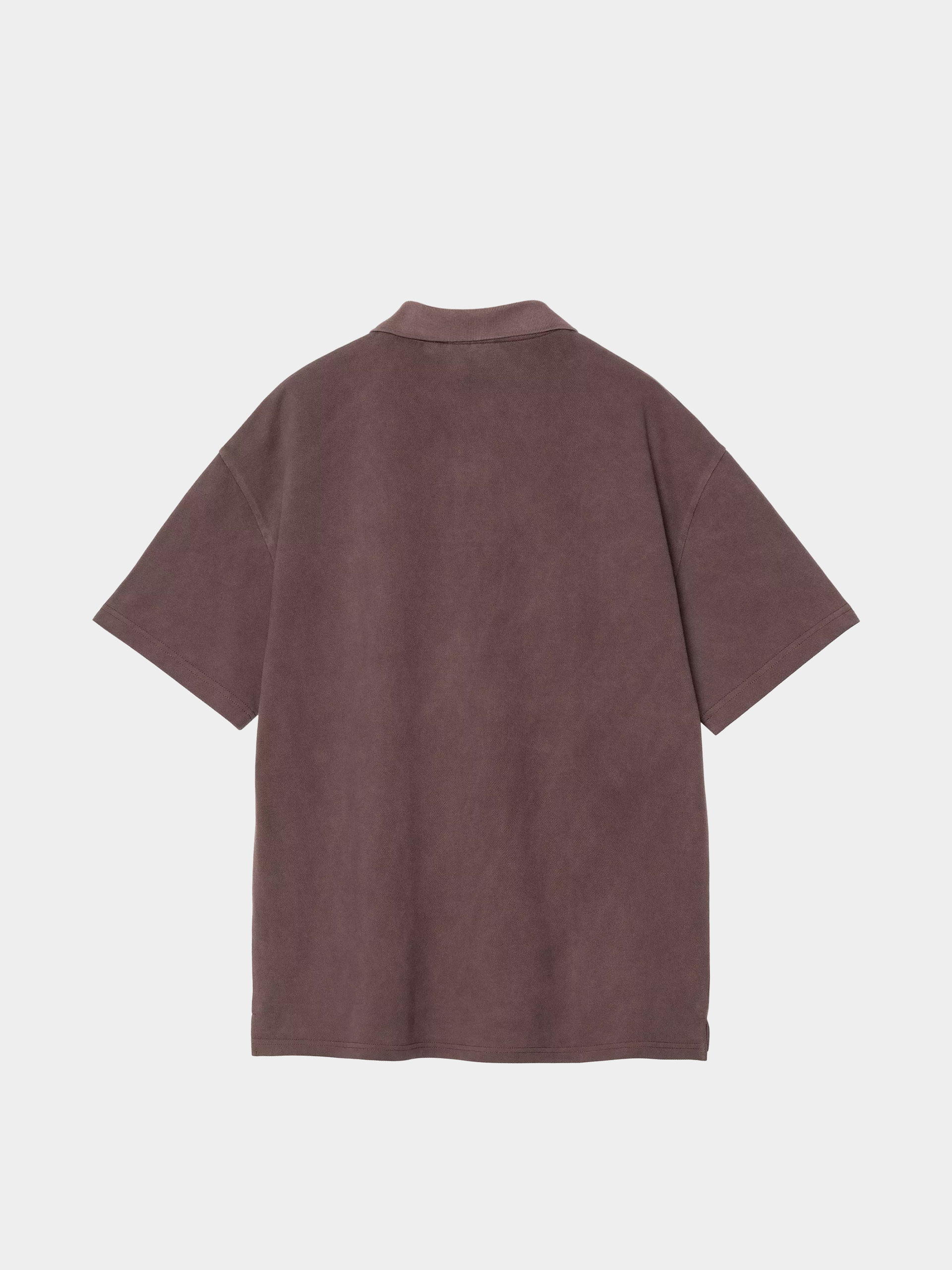 Carhartt WIP T-Shirt Wayne Polo (palisander/garment dyed)