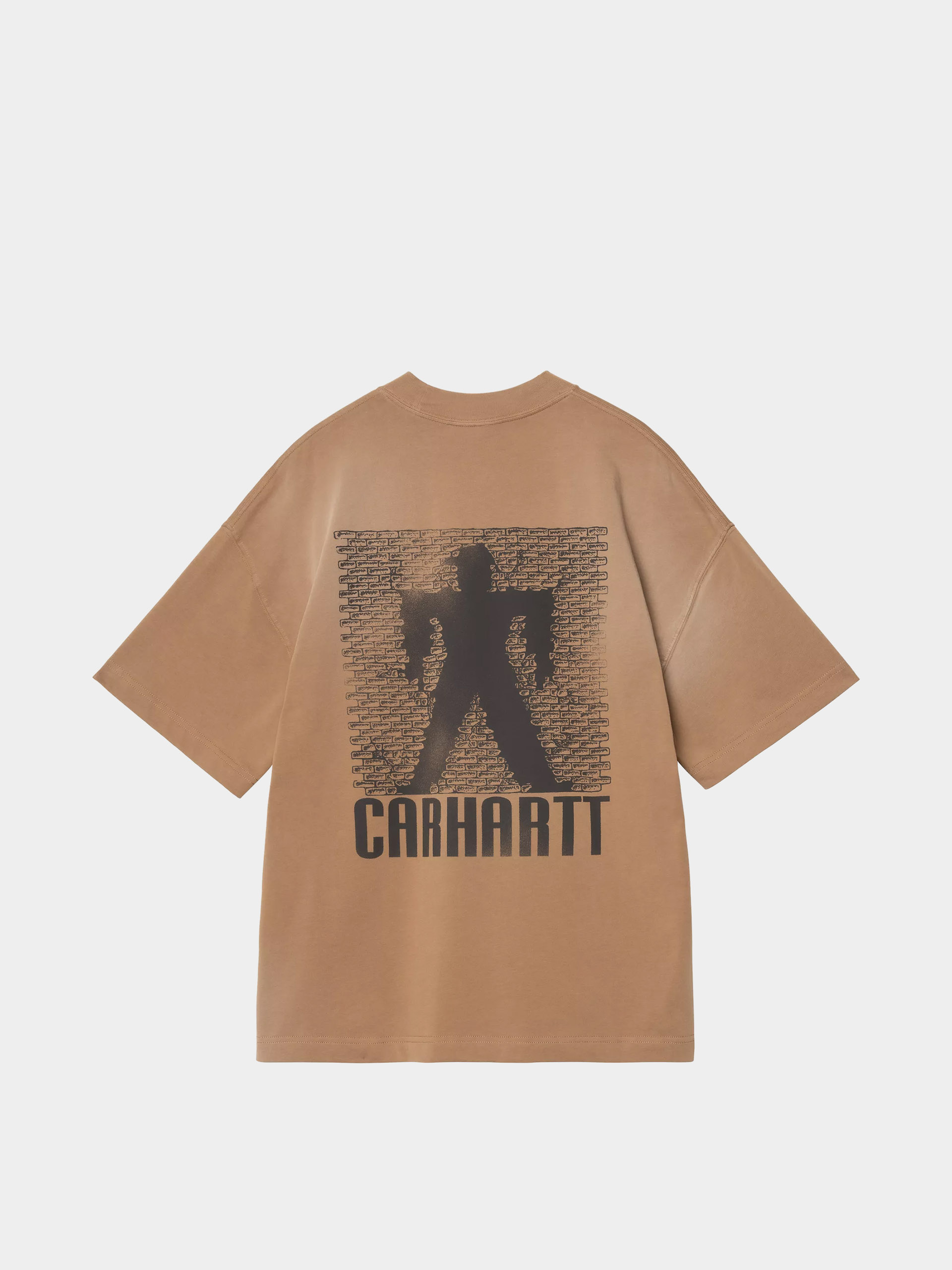 Carhartt WIP T-Shirt Bricky Man (wip h brown/stone dyed)