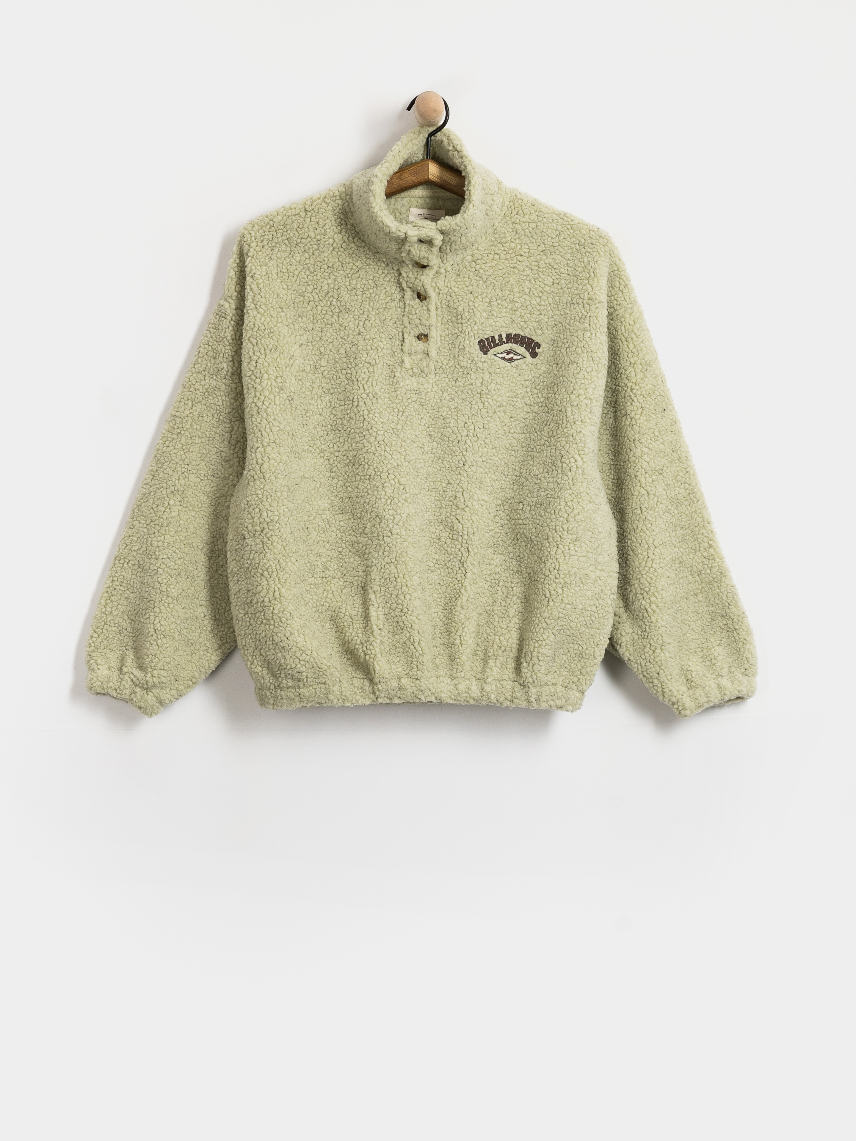 Womens Billabong Run The Road Fleece  (smoke green)