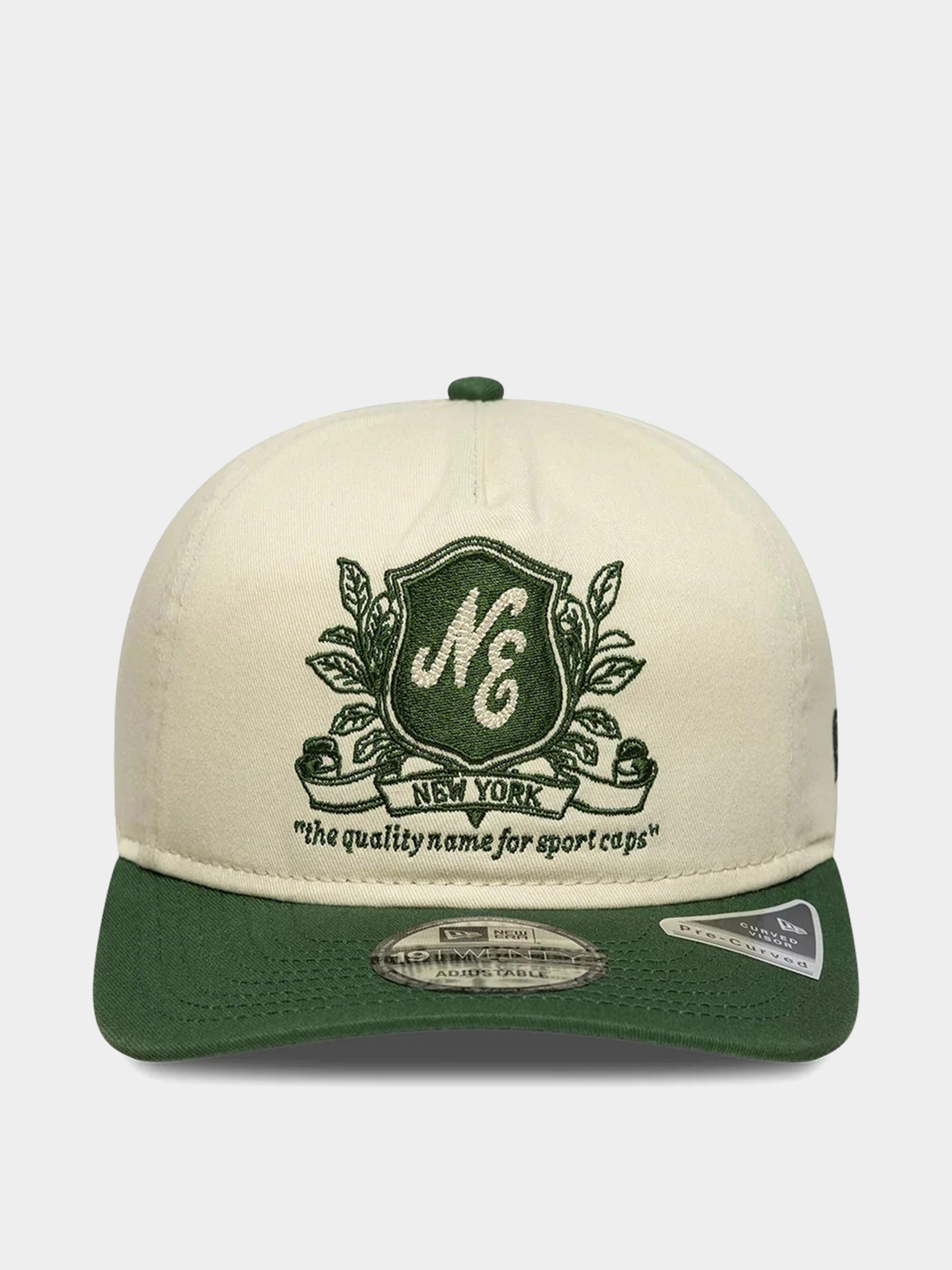 New Era Cap Washed Graphic 19Twenty (light cream/green)