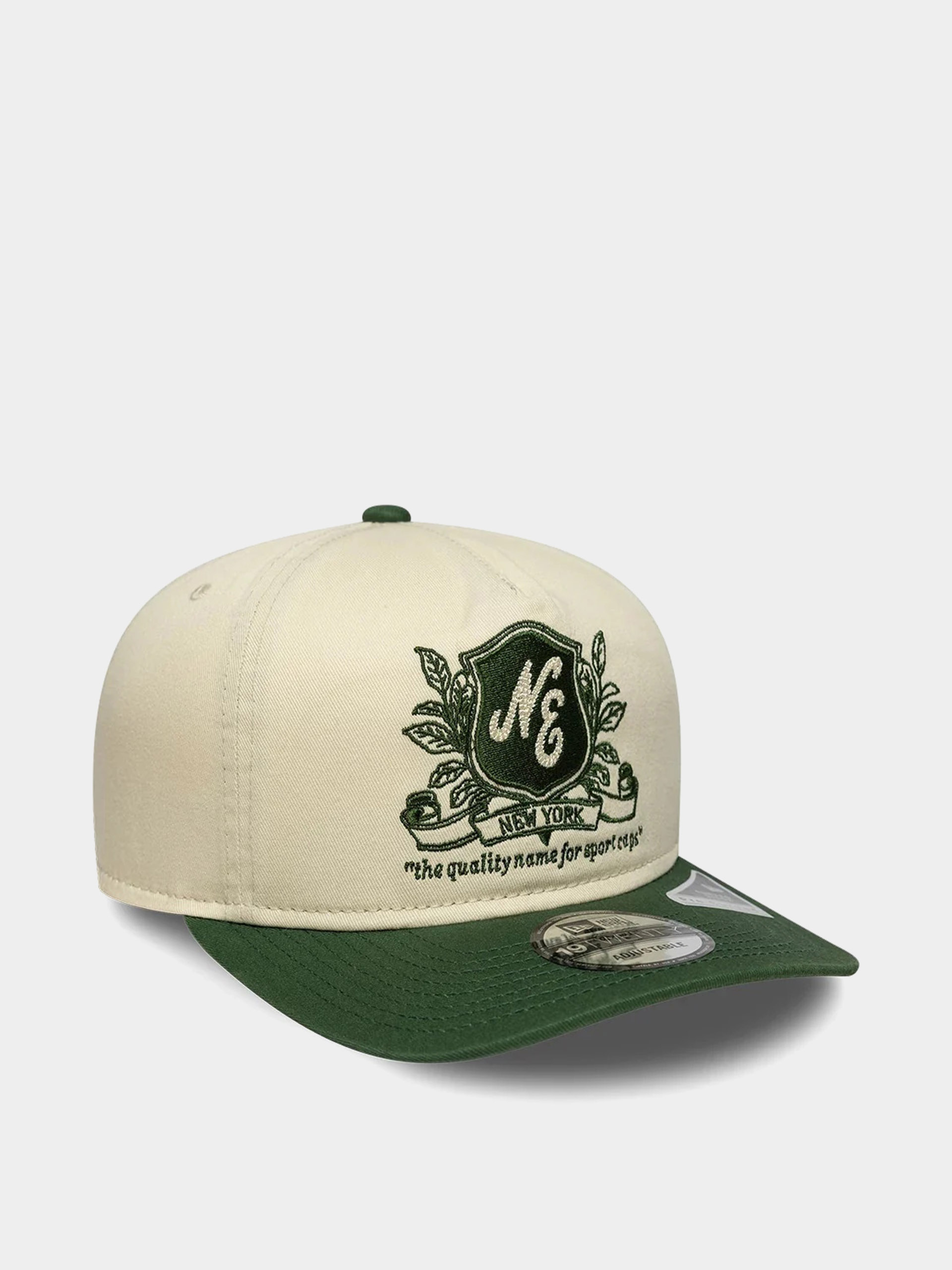 New Era Cap Washed Graphic 19Twenty (light cream/green)
