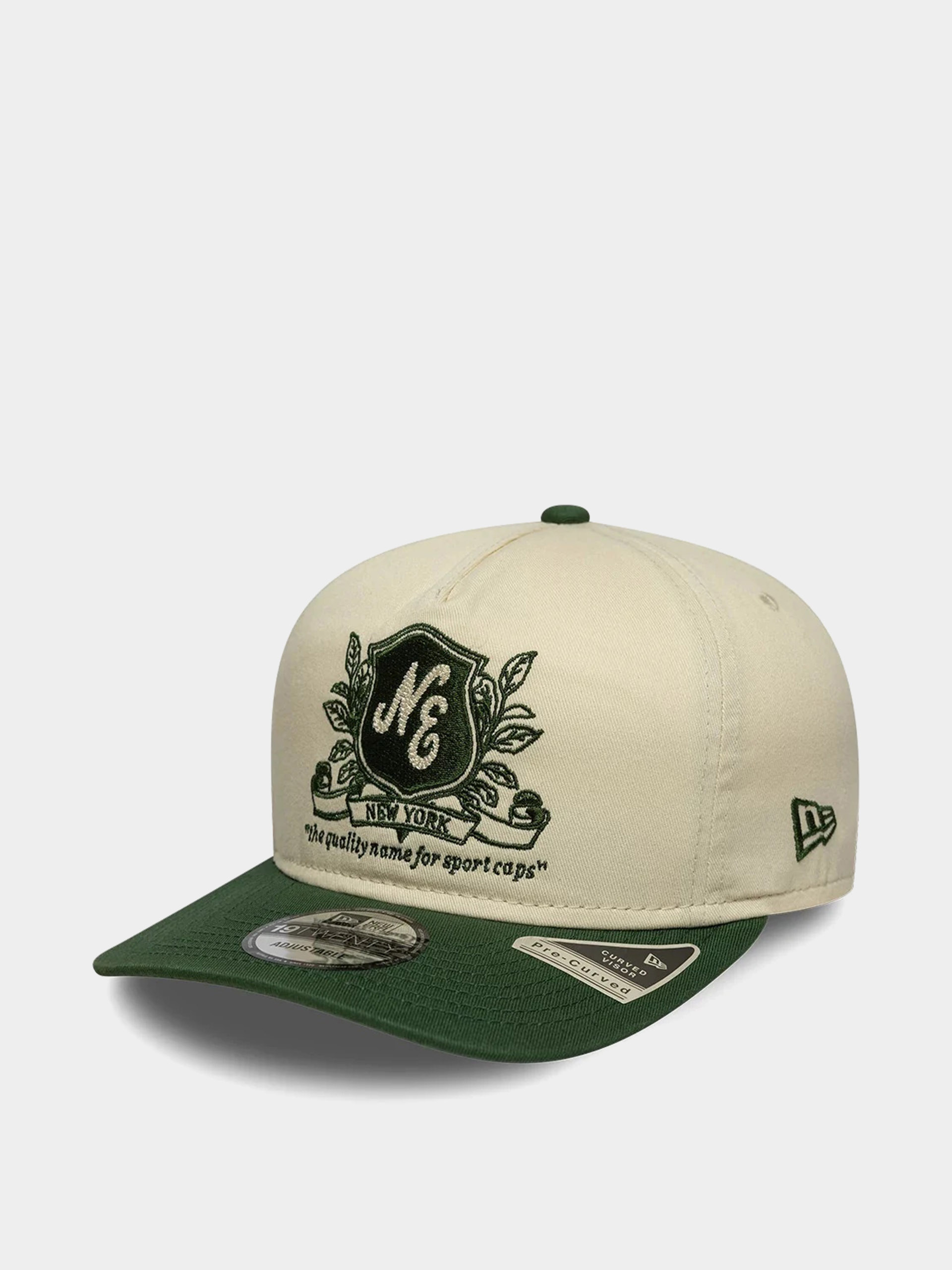 New Era Cap Washed Graphic 19Twenty (light cream/green)