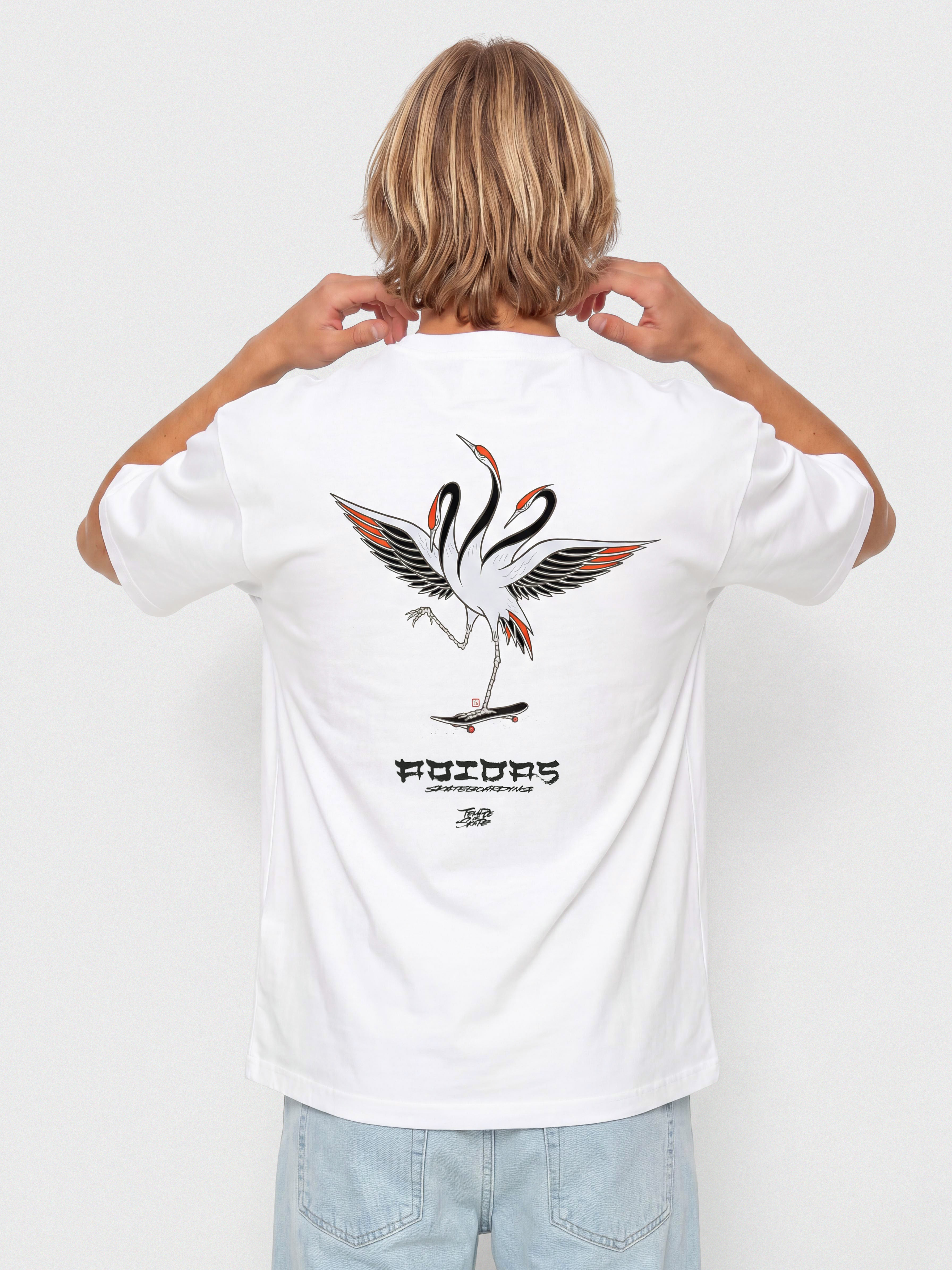 adidas Tos Crane T-Shirt (white/black)
