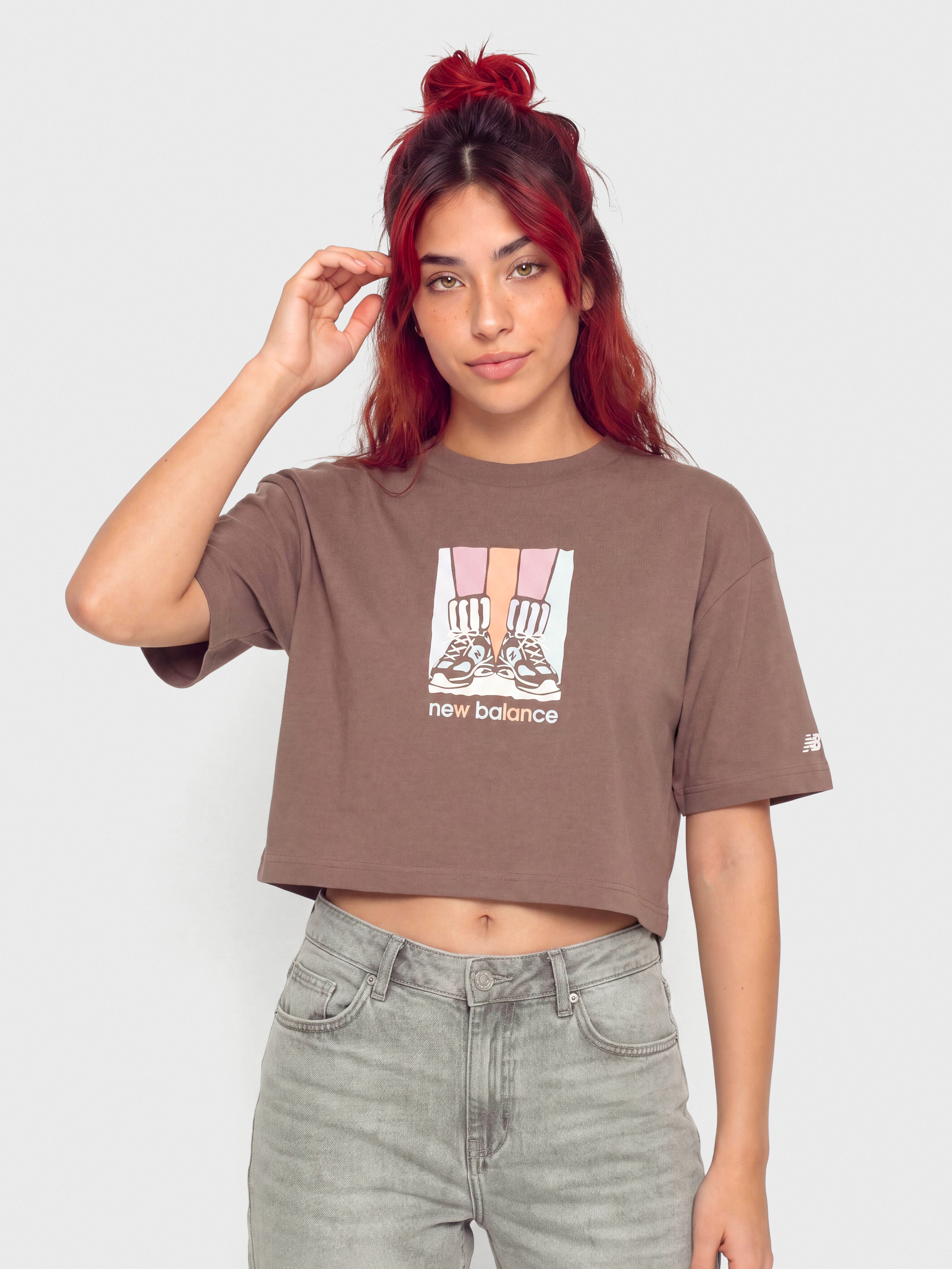 New Balance Athletics Gradient Shoes Wmn T-Shirt