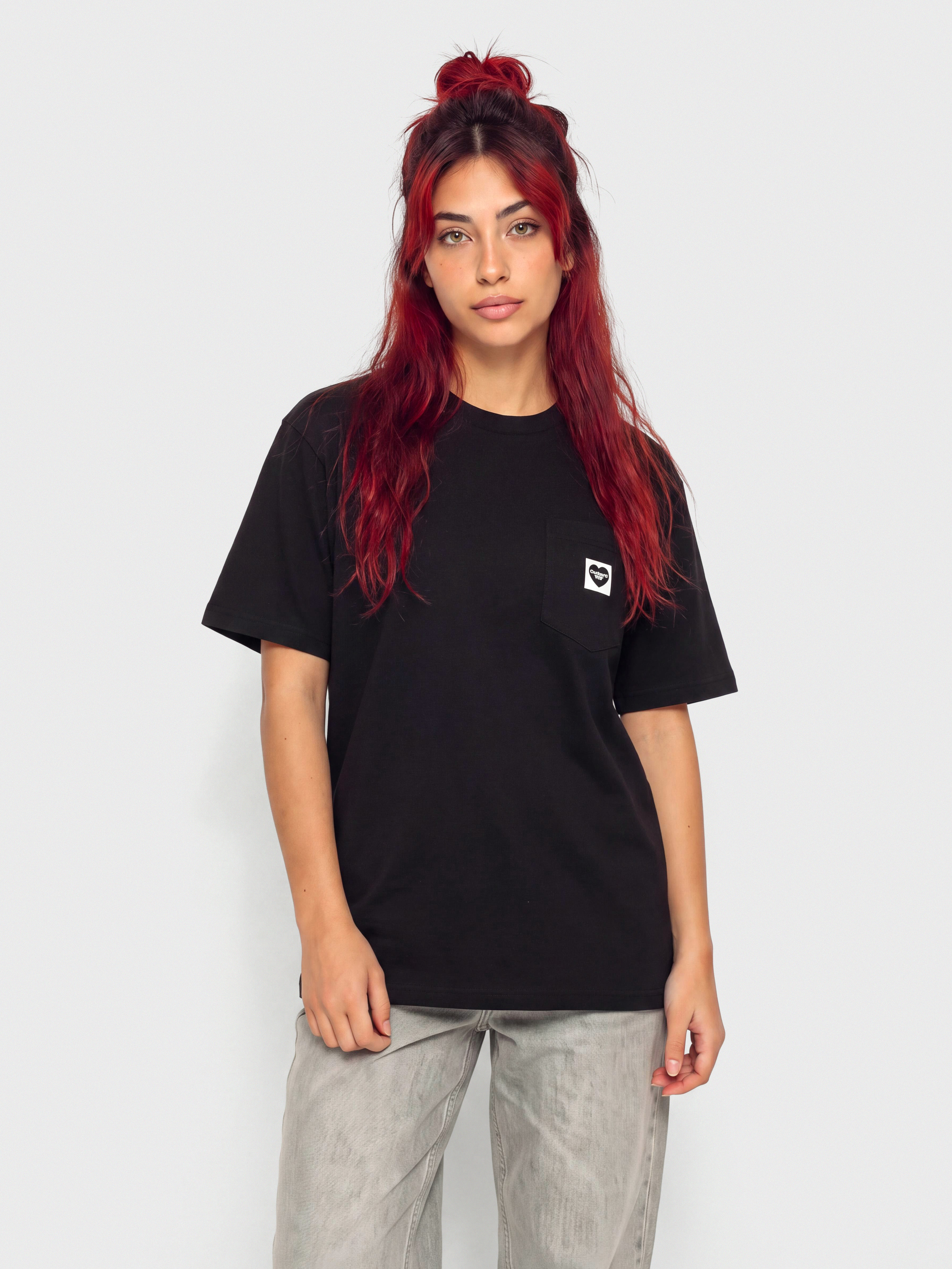 Carhartt WIP Pocket Small Heart Wmn T-Shirt (black/black)