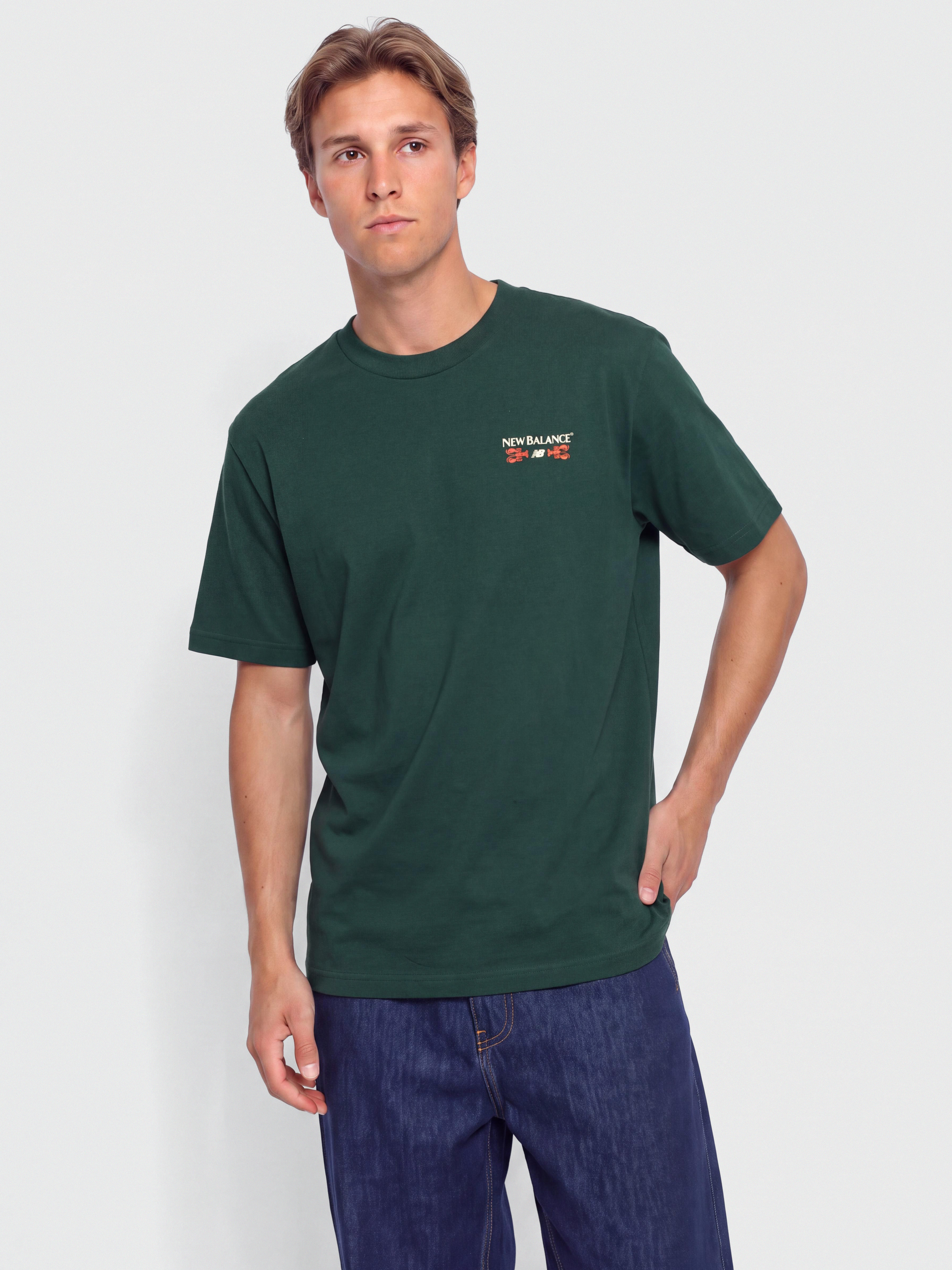New Balance Grab a Bite Boston T-Shirt (nordic green)