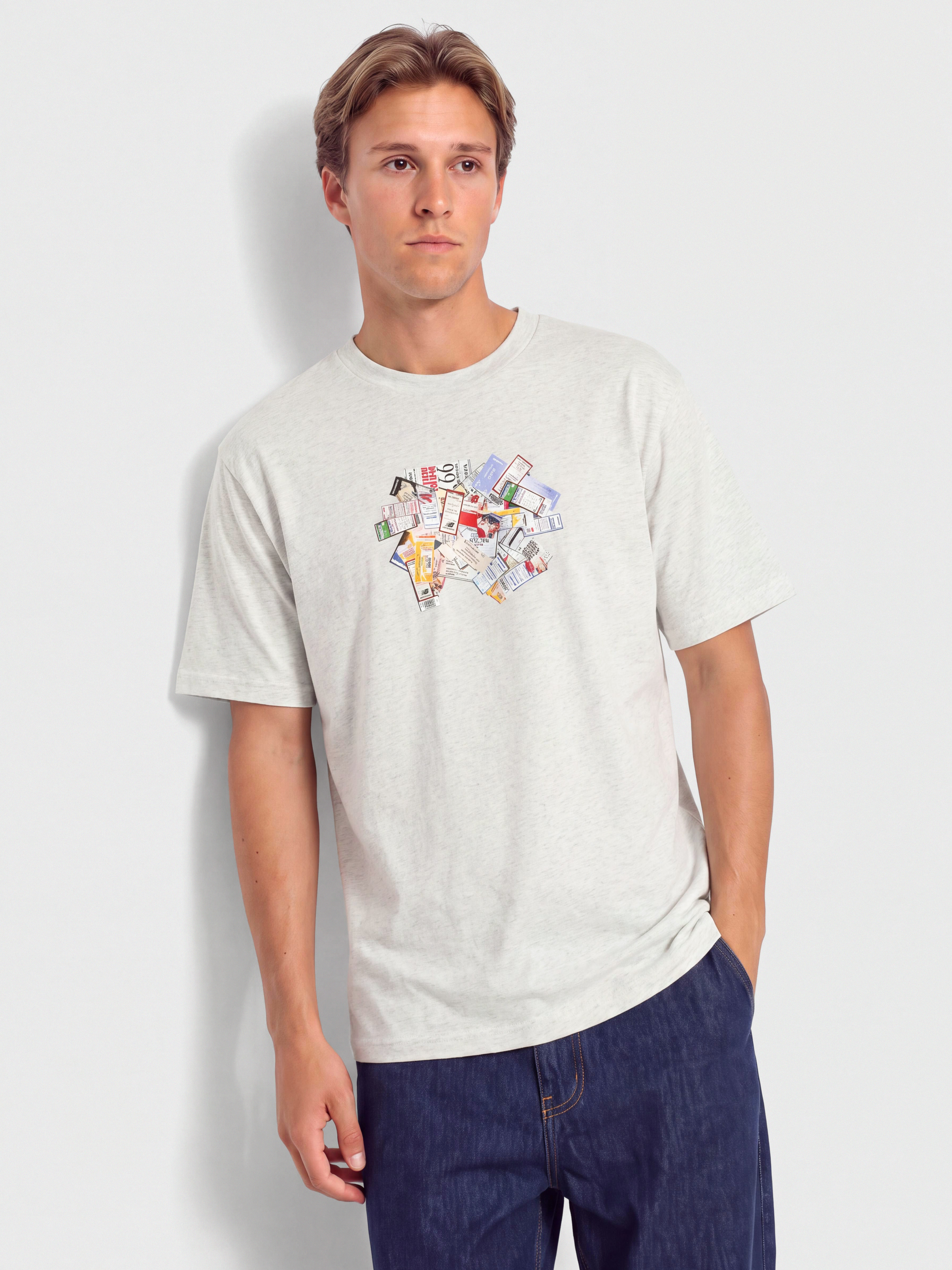 New Balance Athletics Ticket T-Shirt (grey)