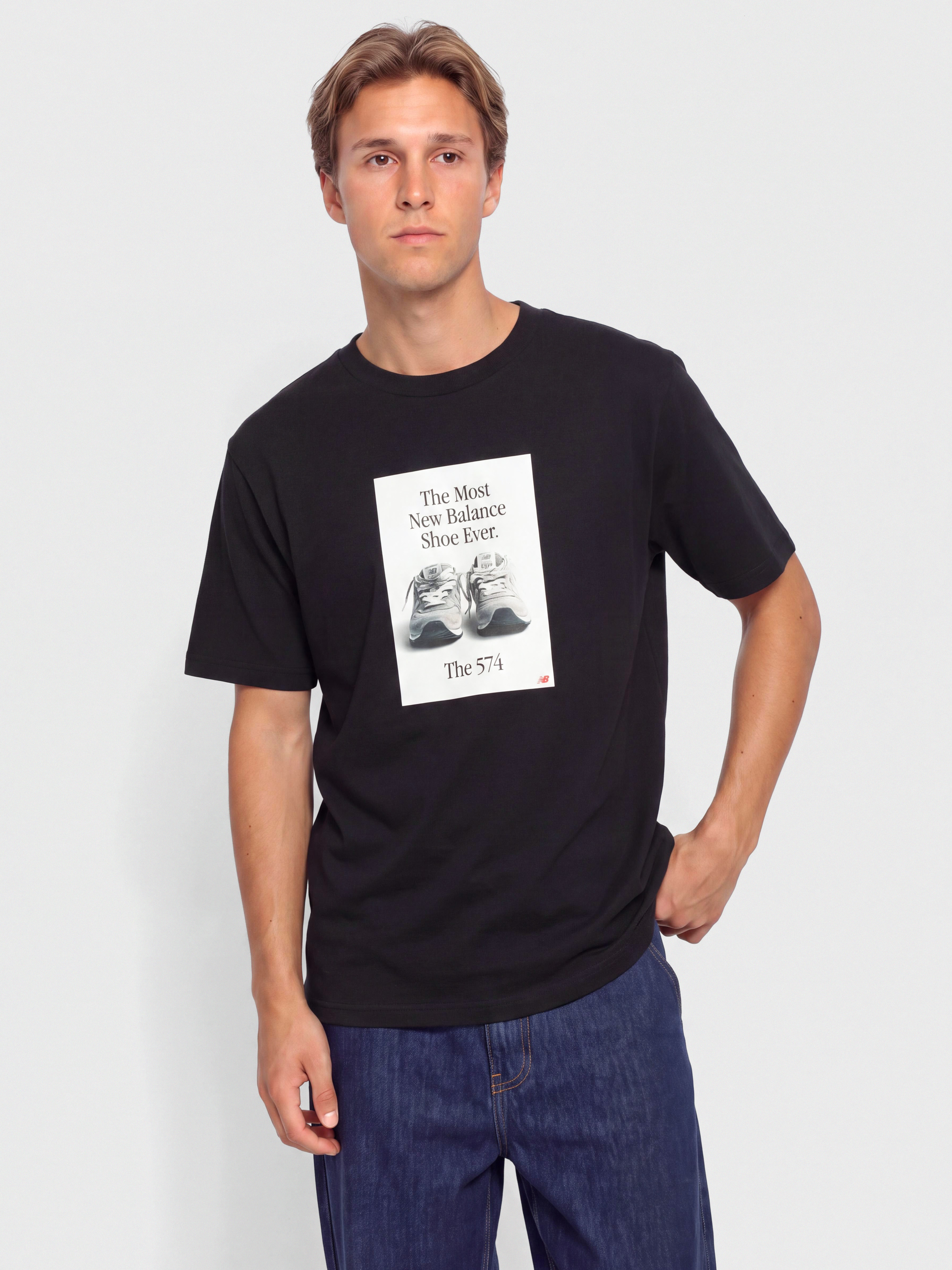 New Balance 574 Ad T-Shirt (black)