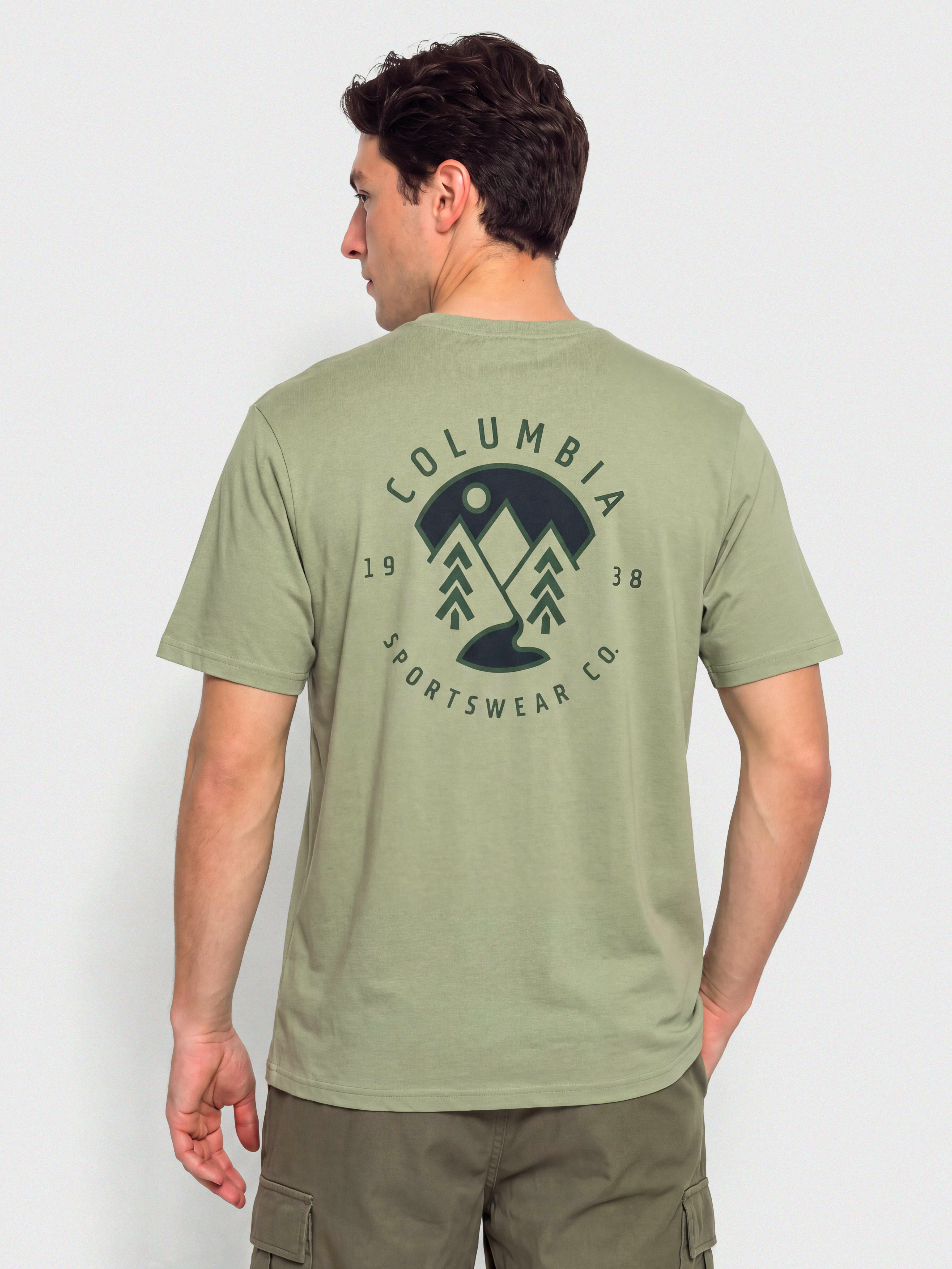 Columbia CSC Outdoor Back Graphic T-Shirt (safari/natural)