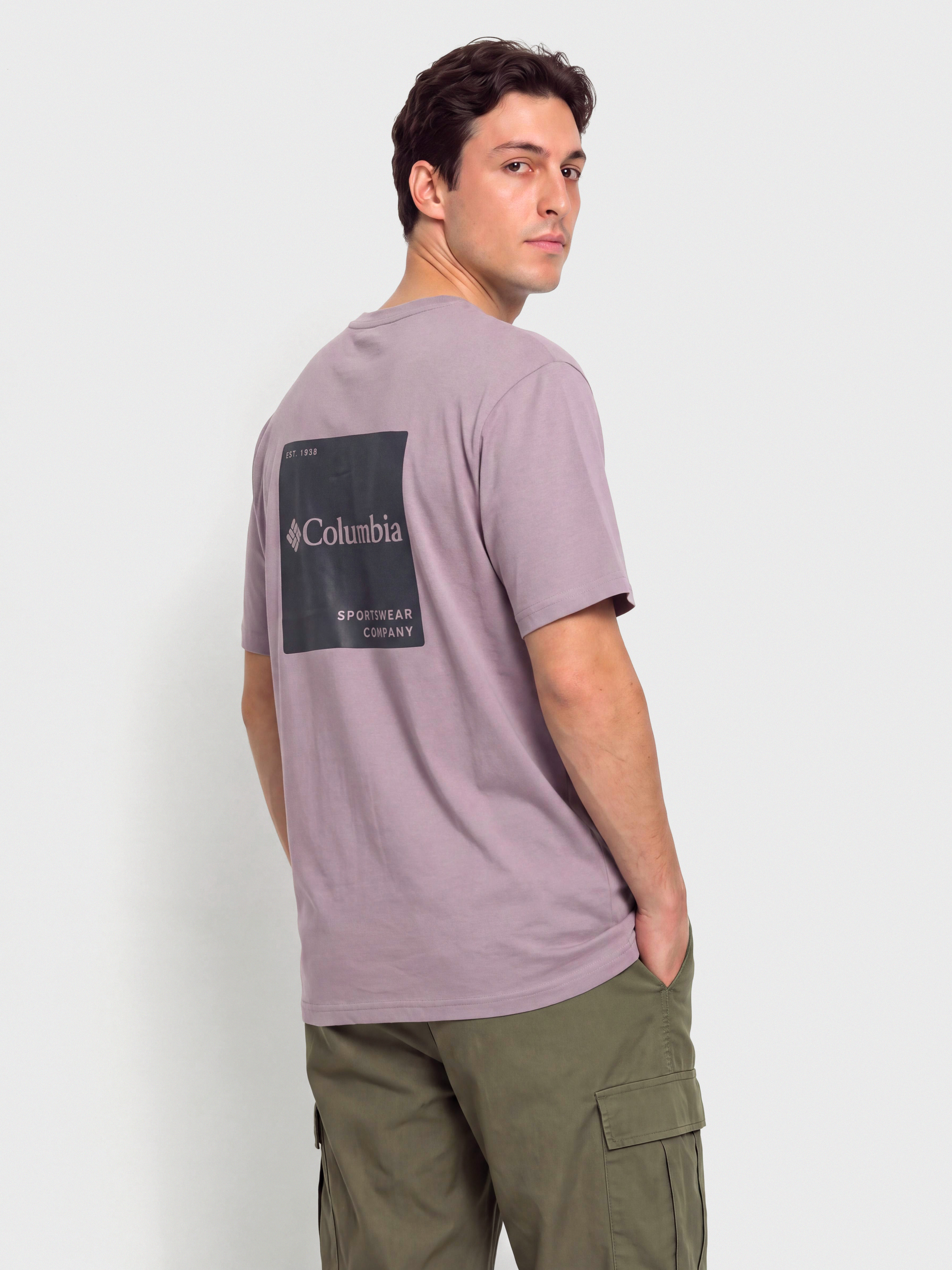 Columbia T-Shirt CSC Logo Back (shale purple/boxy brand)