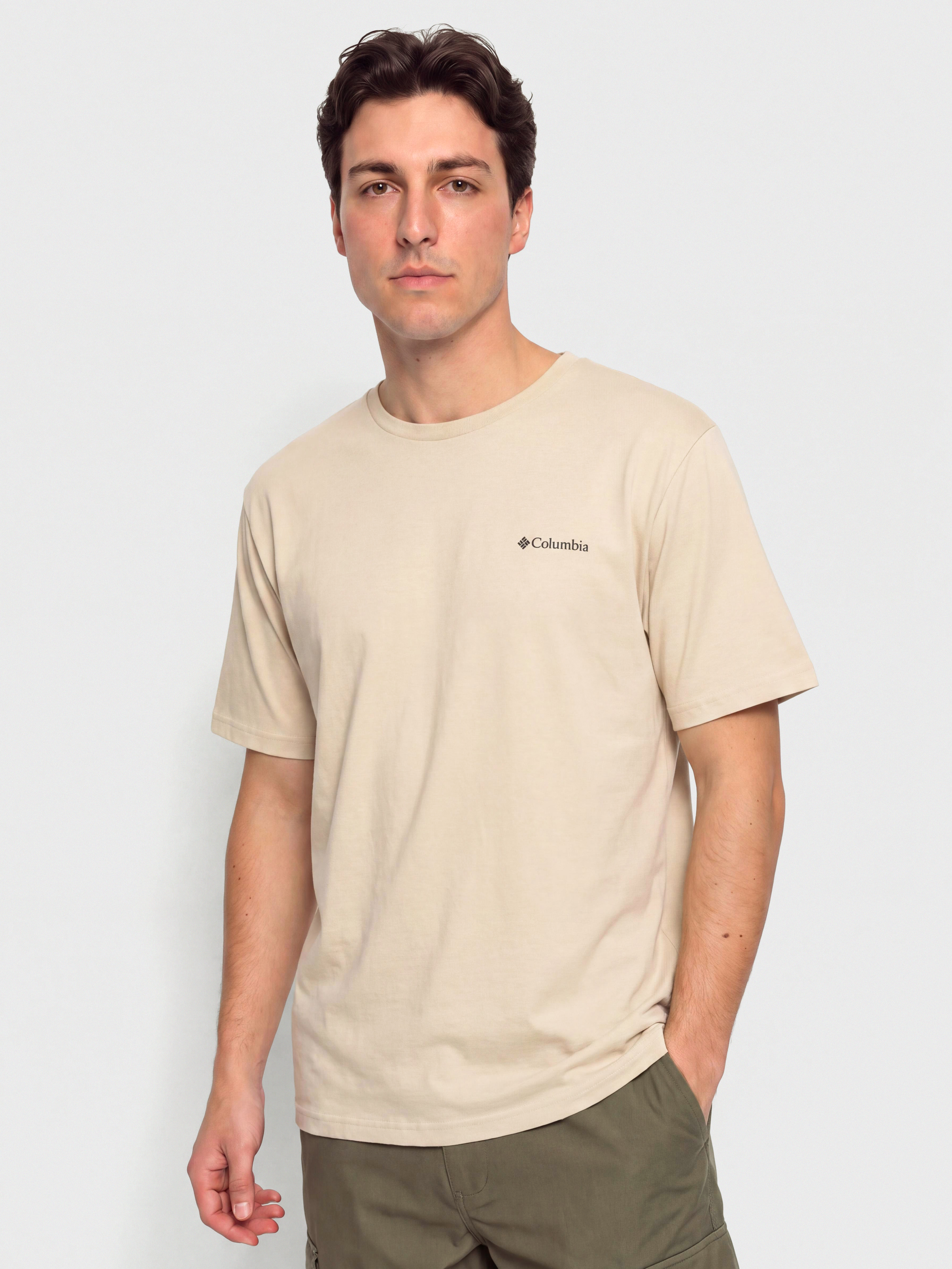 Columbia T-Shirt CSC Logo Back (dark stone/boxy brand)