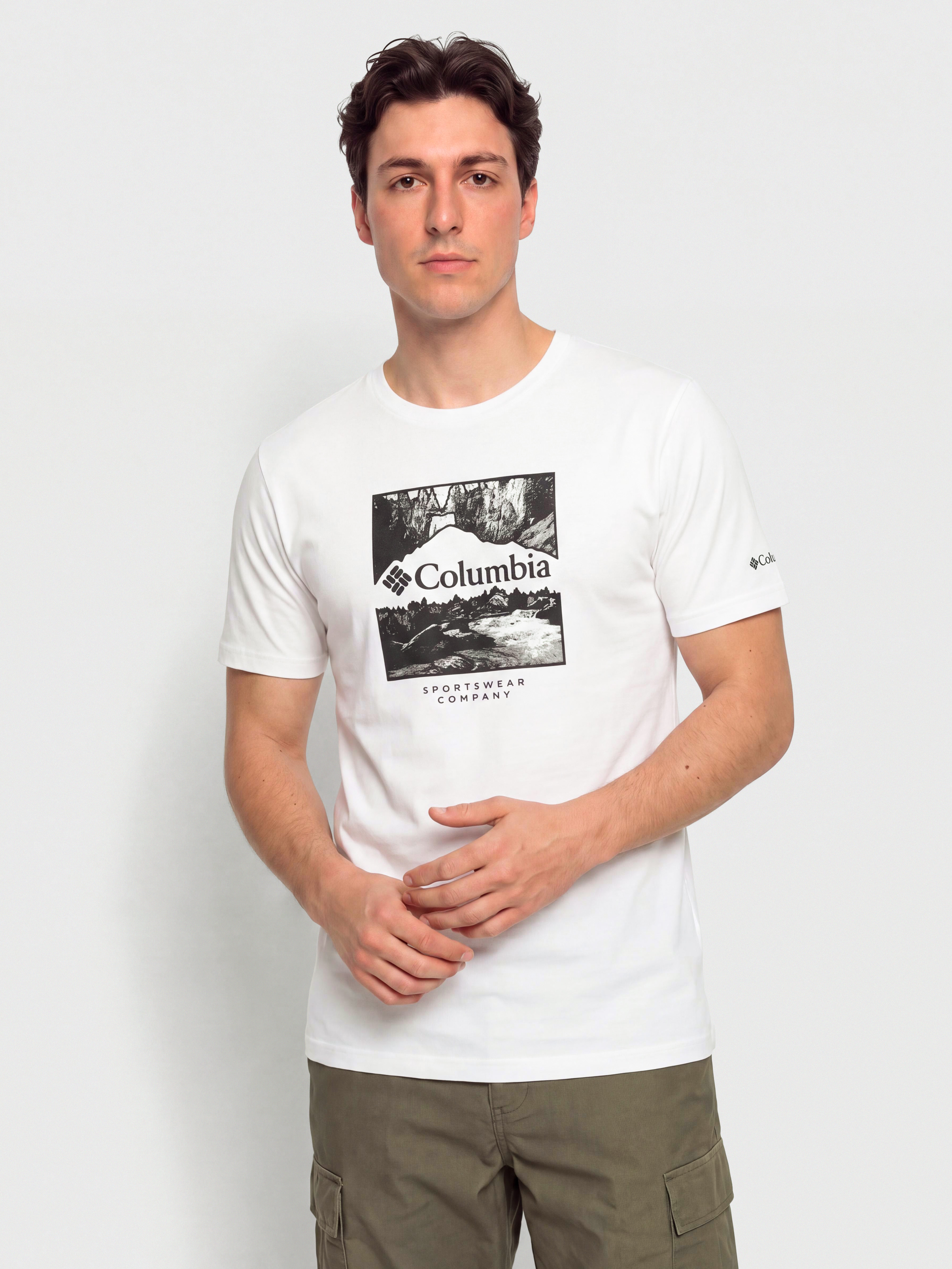 Columbia Csc Seasonal Logo T-Shirt (white/waterscape)