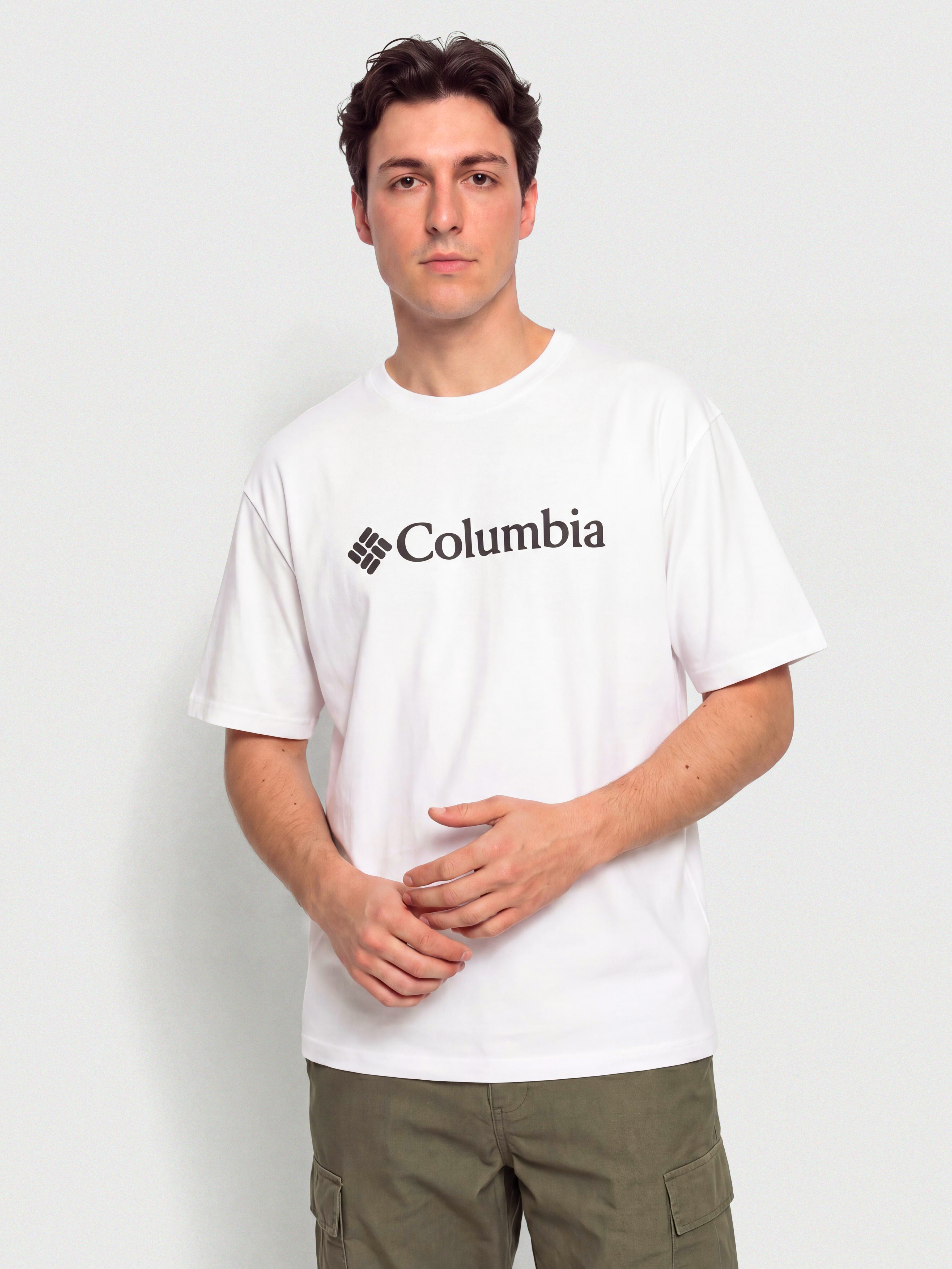 Columbia CSC Basic Logo T-Shirt (white/gem columbia)