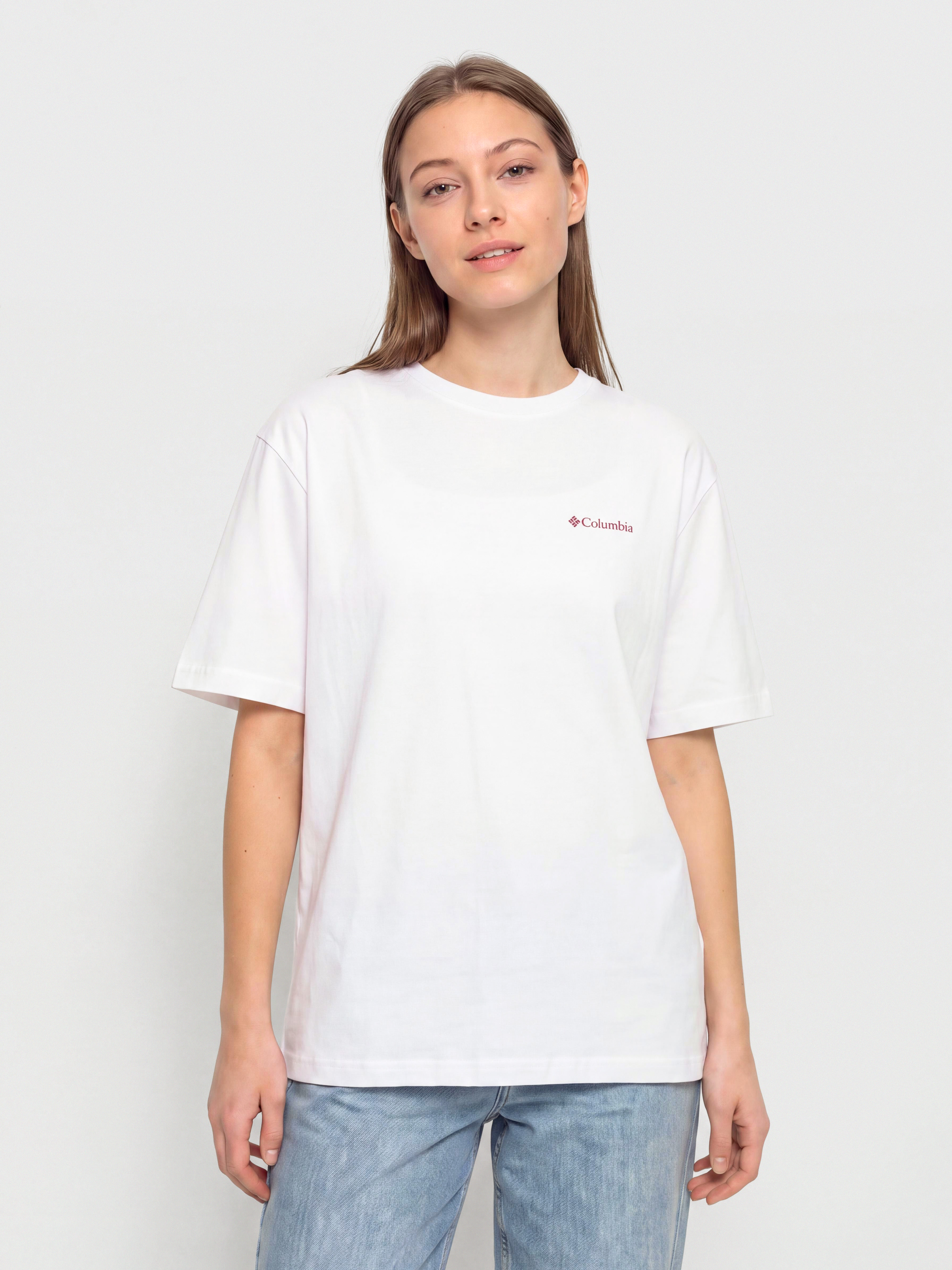 Columbia T-Shirt Rolling Bend Graphic Oversized Wmn (white/floral groove)