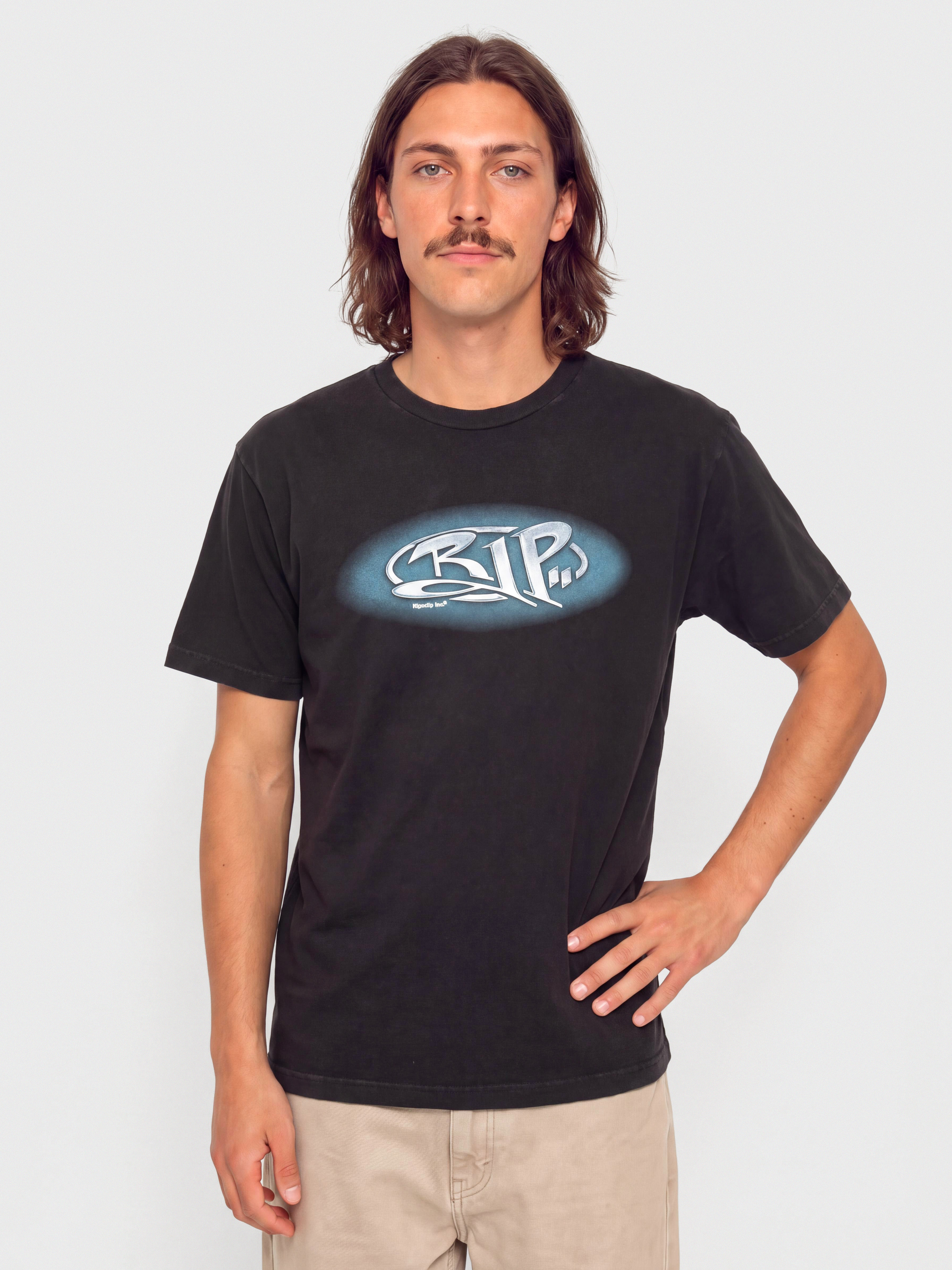 RipNDip Ripped T-Shirt (charcoal sun fade)