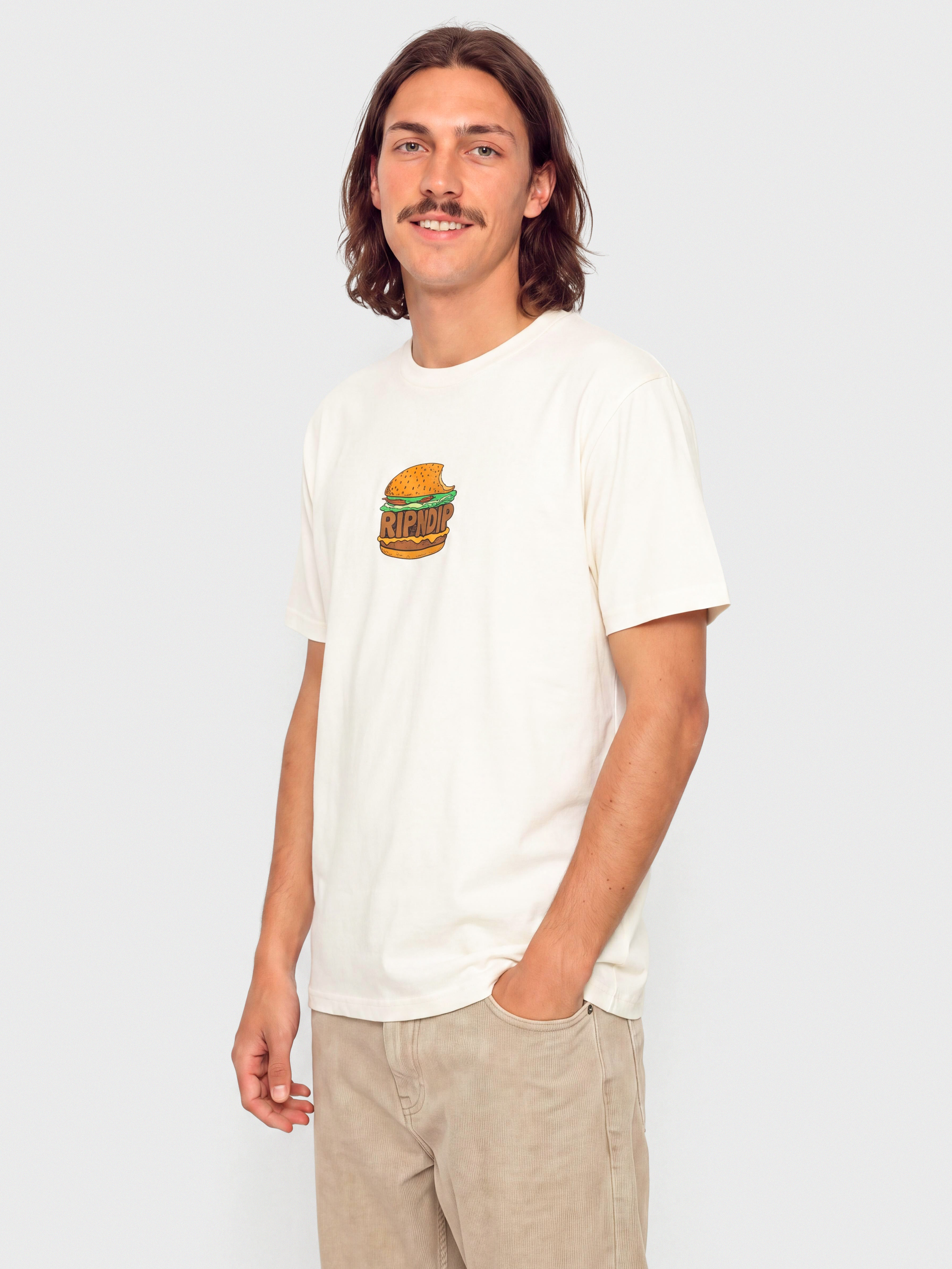RipNDip Bite Me T-Shirt (bone)