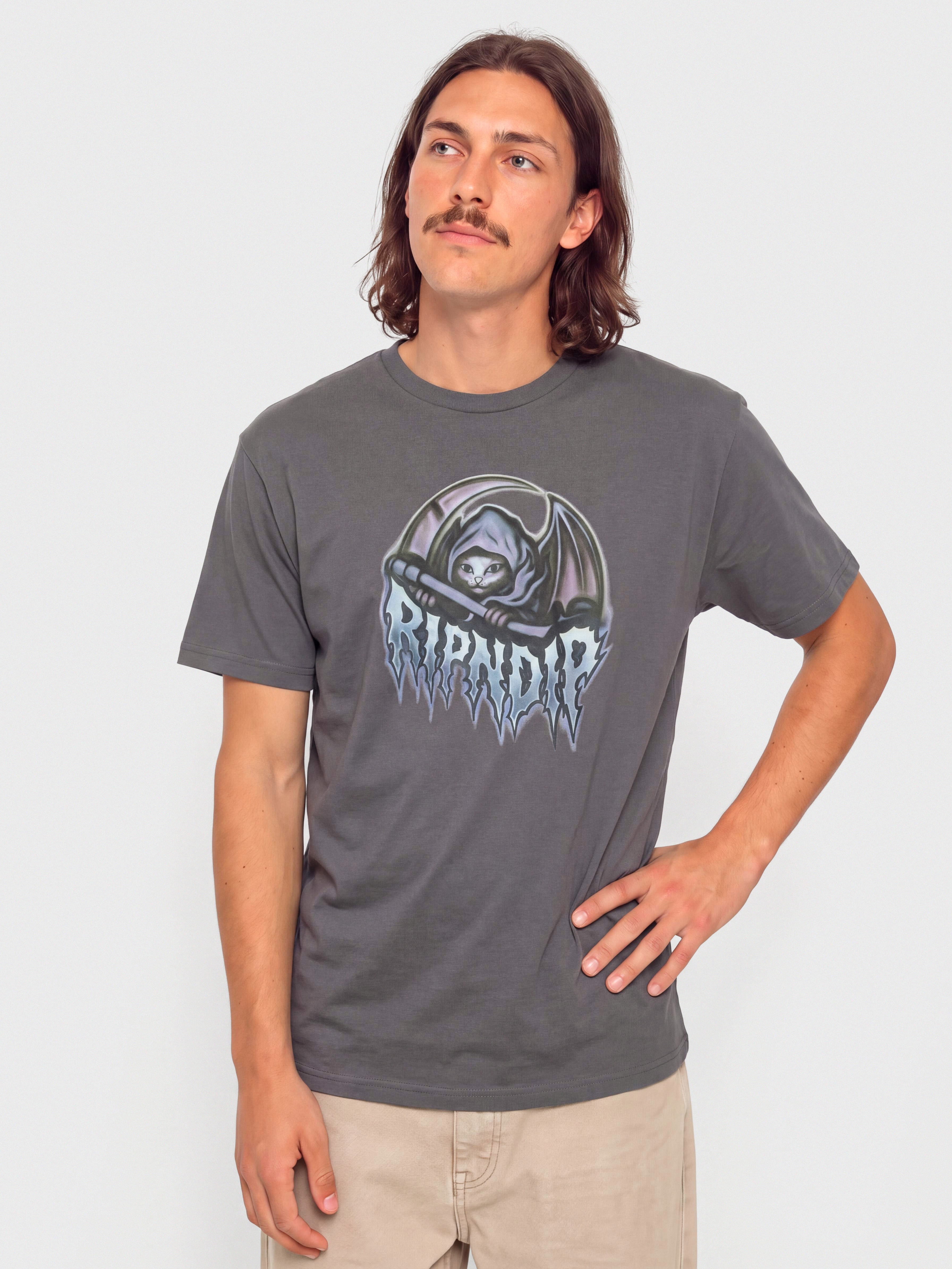 RipNDip Out Of Time T-Shirt (charcoal)