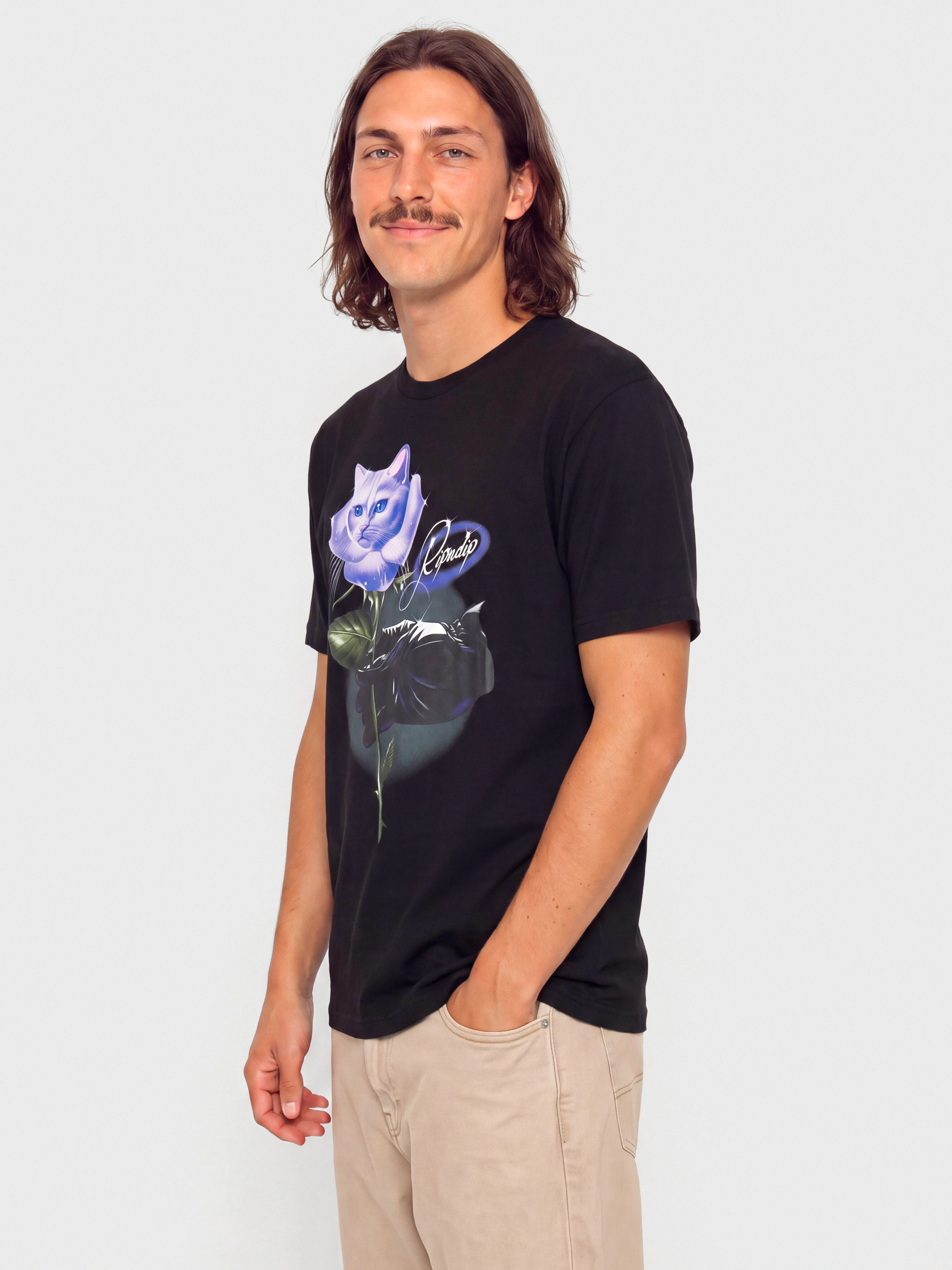 RipNDip Rose T-Shirt (black)