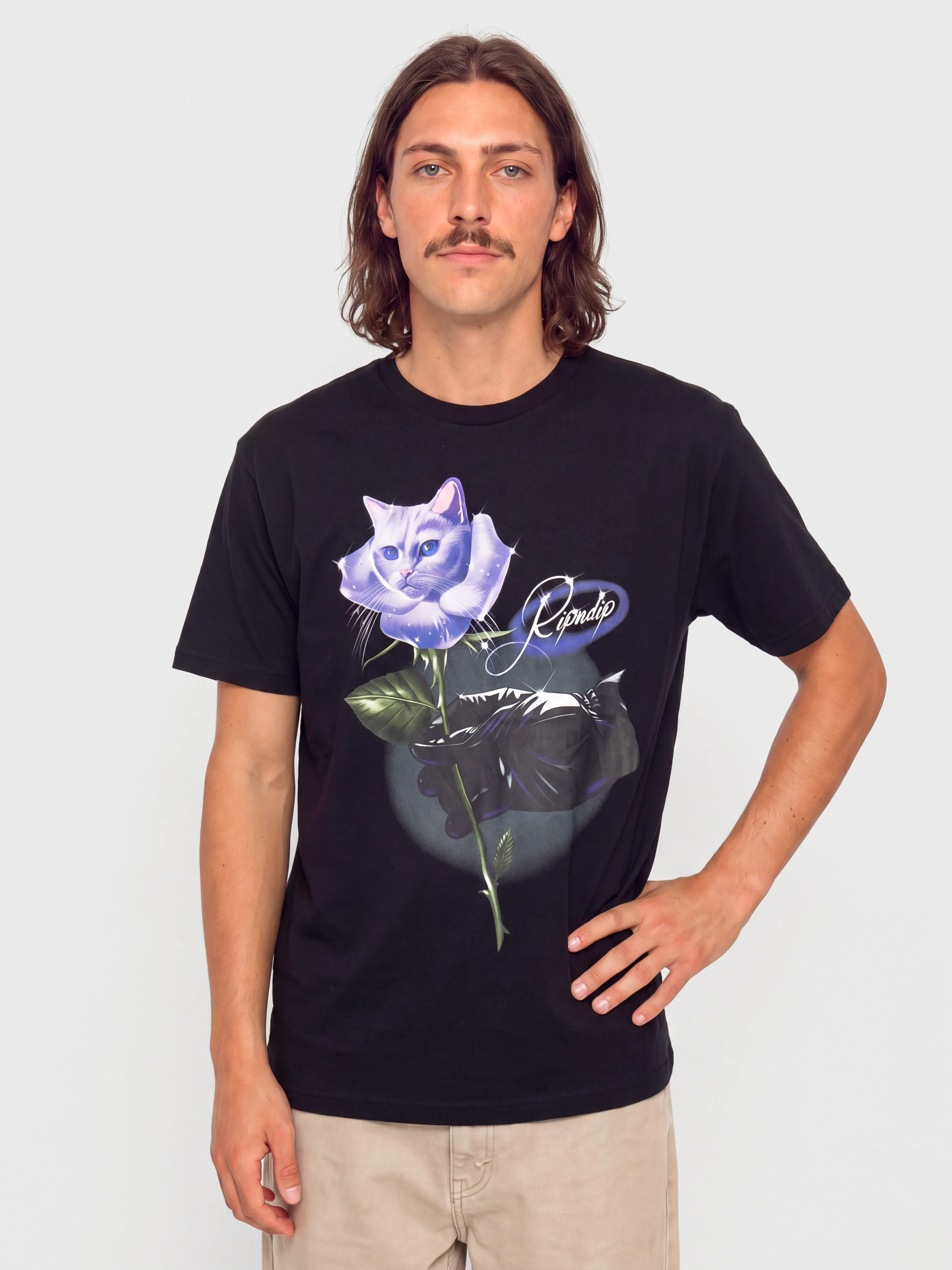 RipNDip Rose T-Shirt (black)