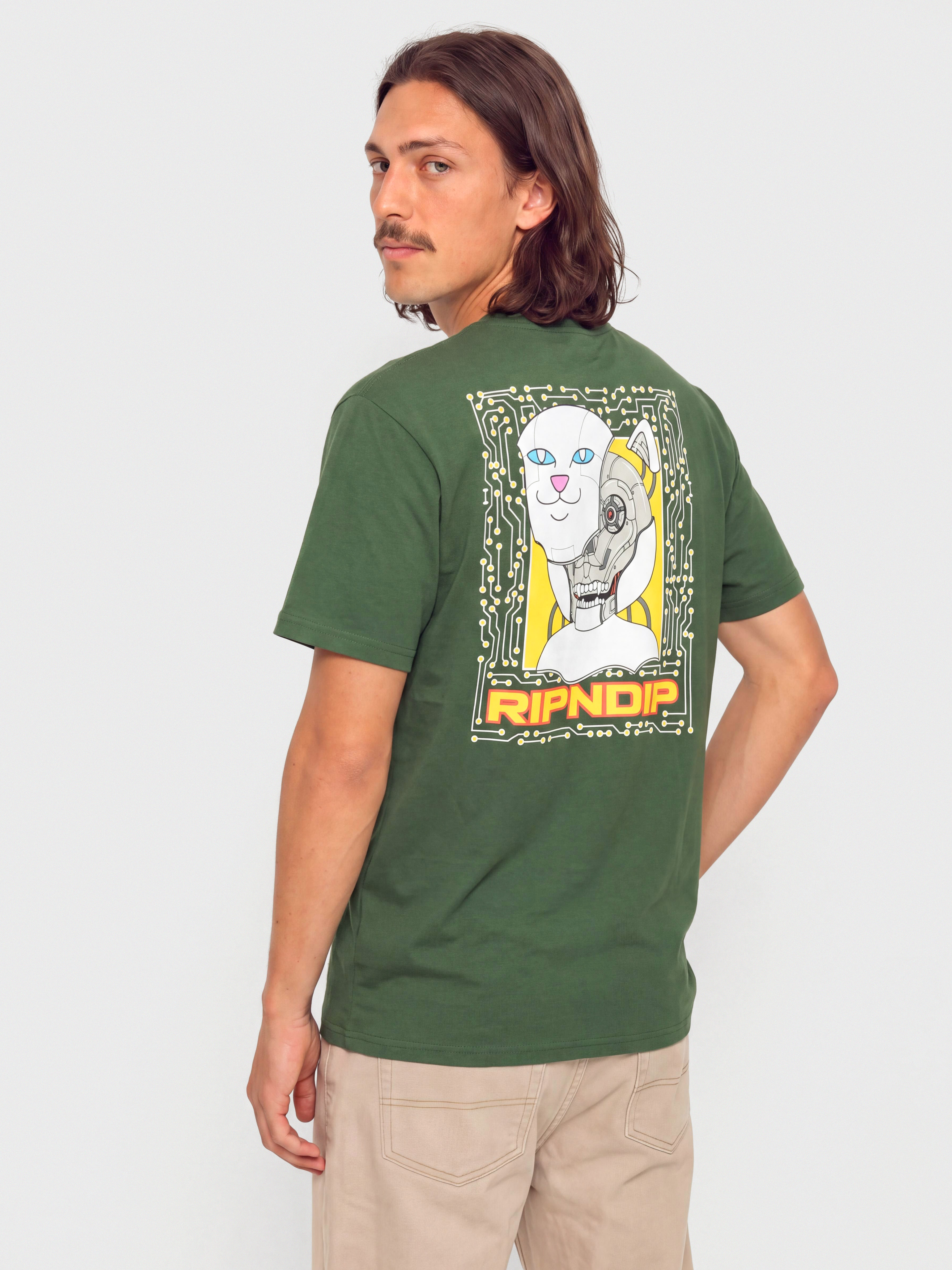RipNDip Plugged In T-Shirt (dark forest)