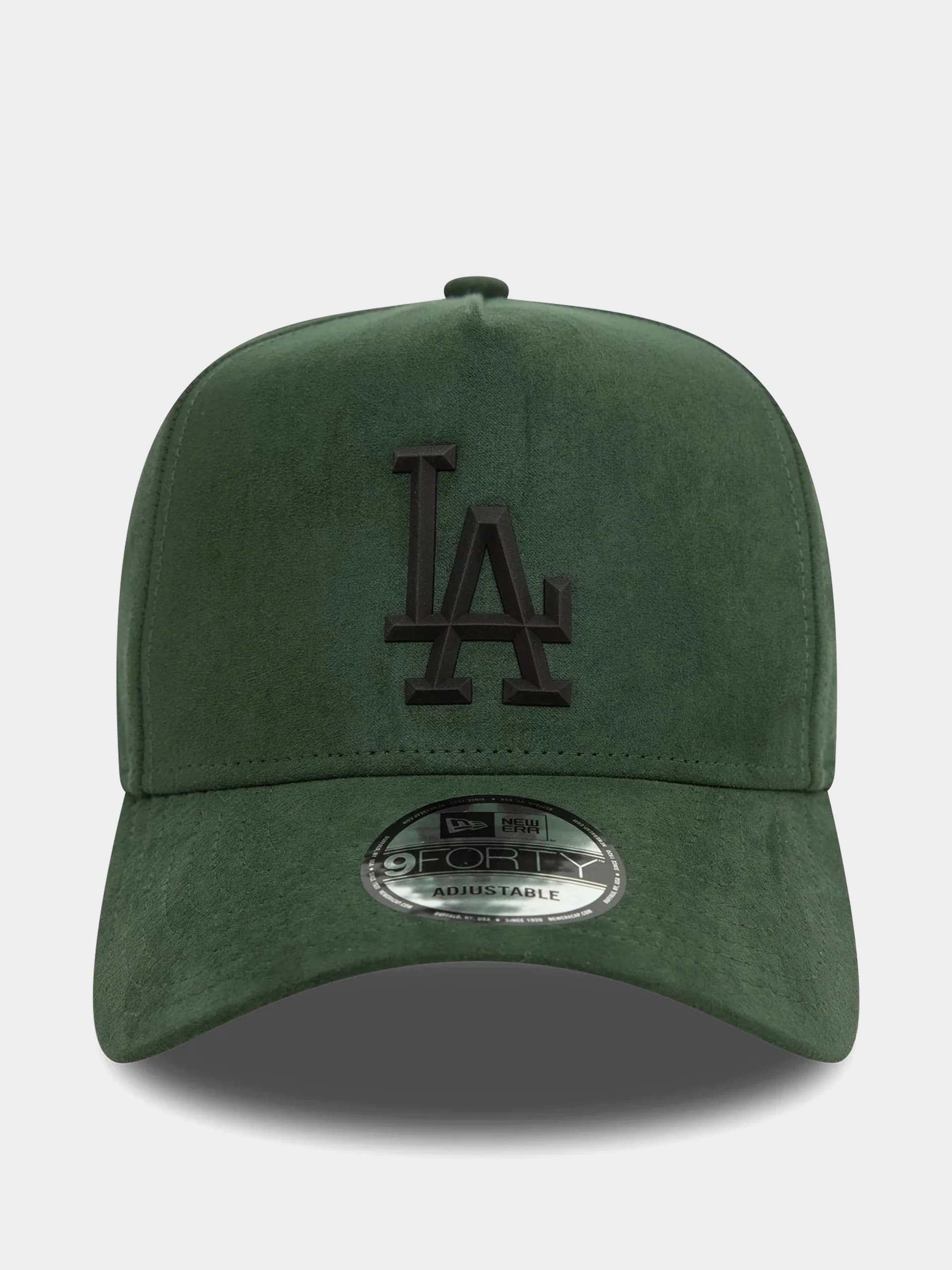 New Era Cap Faux Suede E Frame La Dodgers (green)