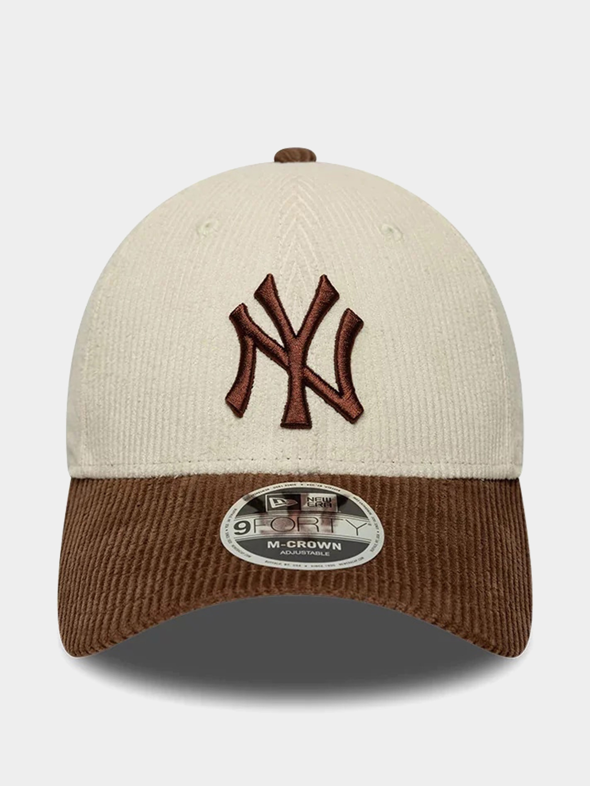 New Era Cap Cord 9Forty Mc New York Yankees (light cream/brown)