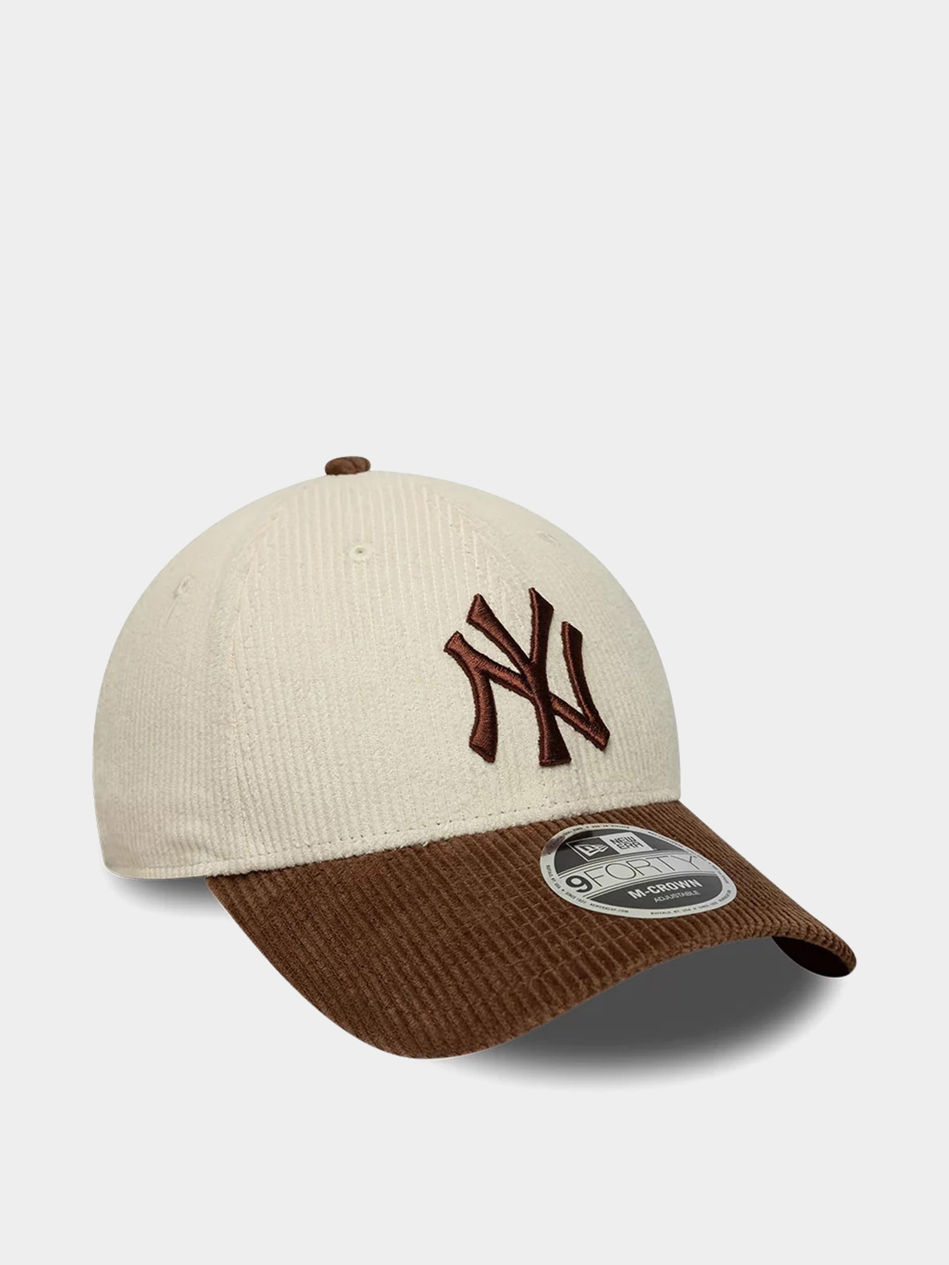 New Era Cap Cord 9Forty Mc New York Yankees (light cream/brown)