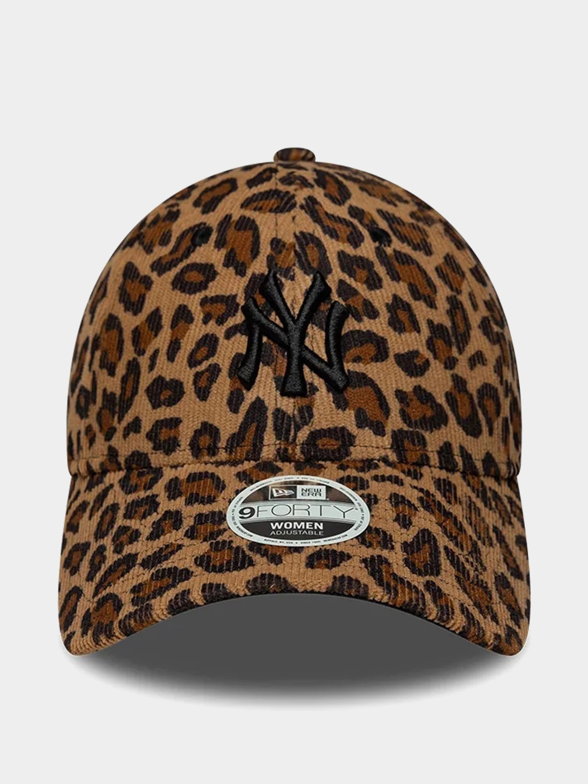 New Era Cap Leopard Cord 9Forty New York Yankees Wmn (leo brown)