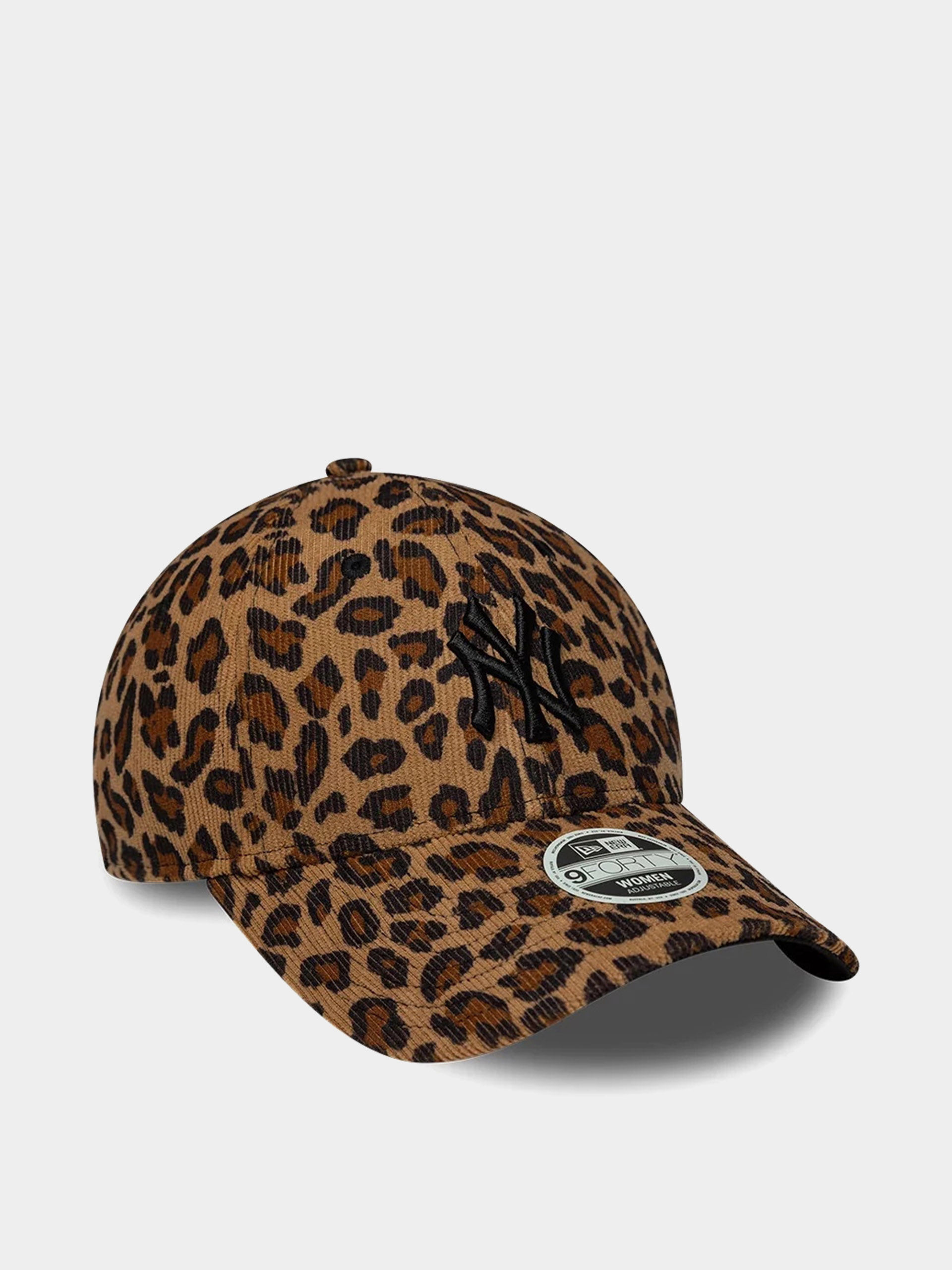 New Era Cap Leopard Cord 9Forty New York Yankees Wmn (leo brown)