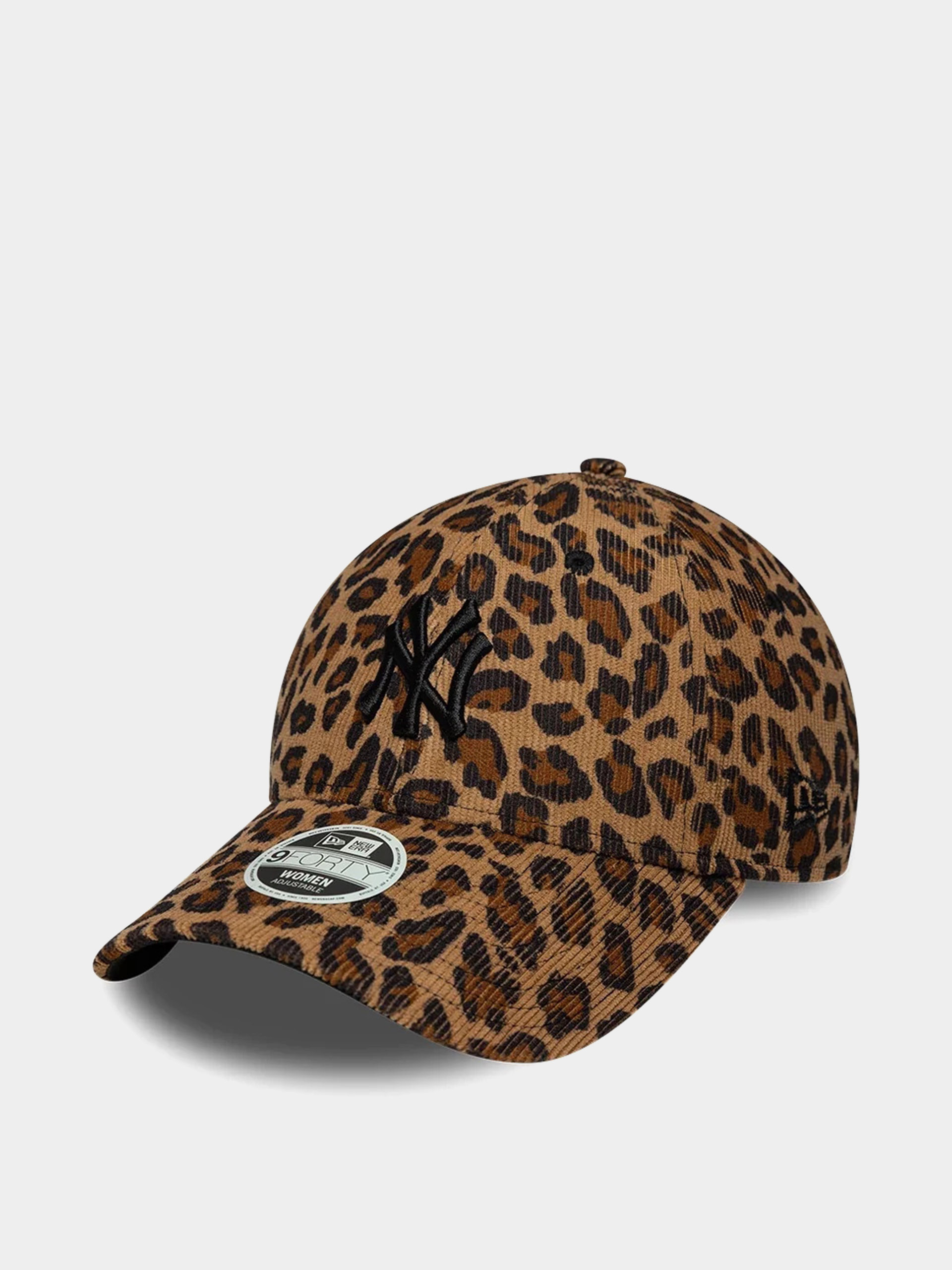New Era Cap Leopard Cord 9Forty New York Yankees Wmn (leo brown)
